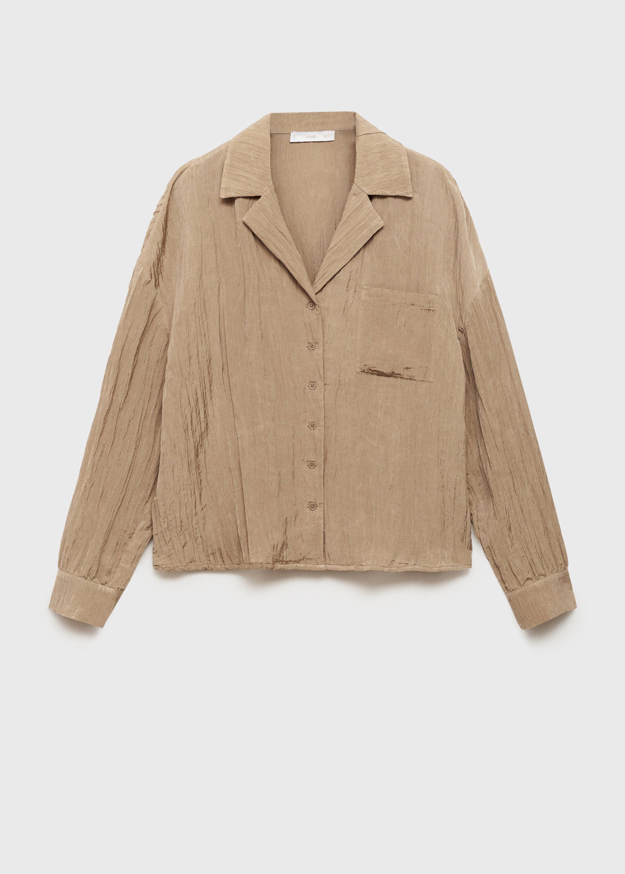 Pocket textured shirt - Article without model