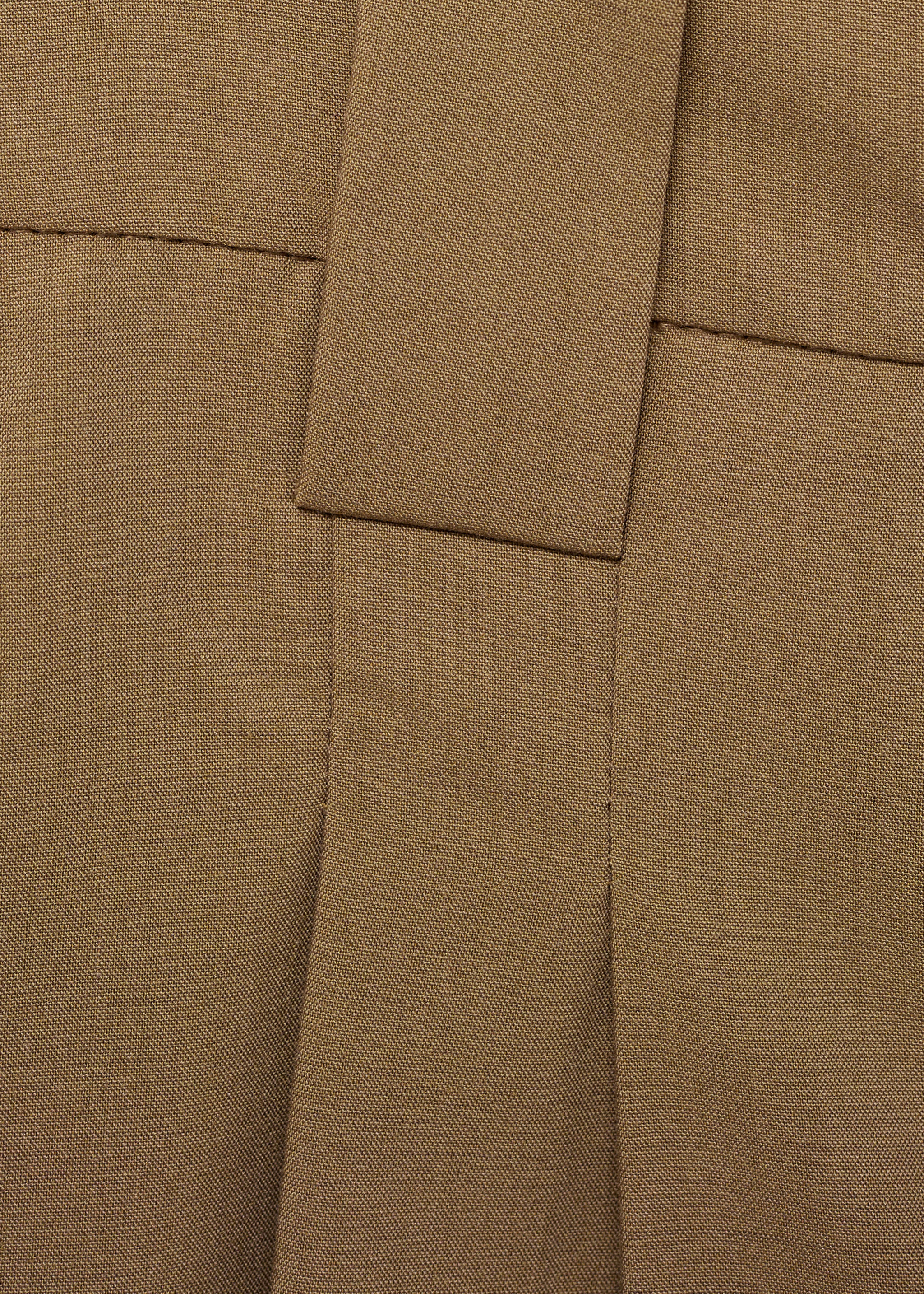 Calções de fato com pinças - Pormenor do artigo 0