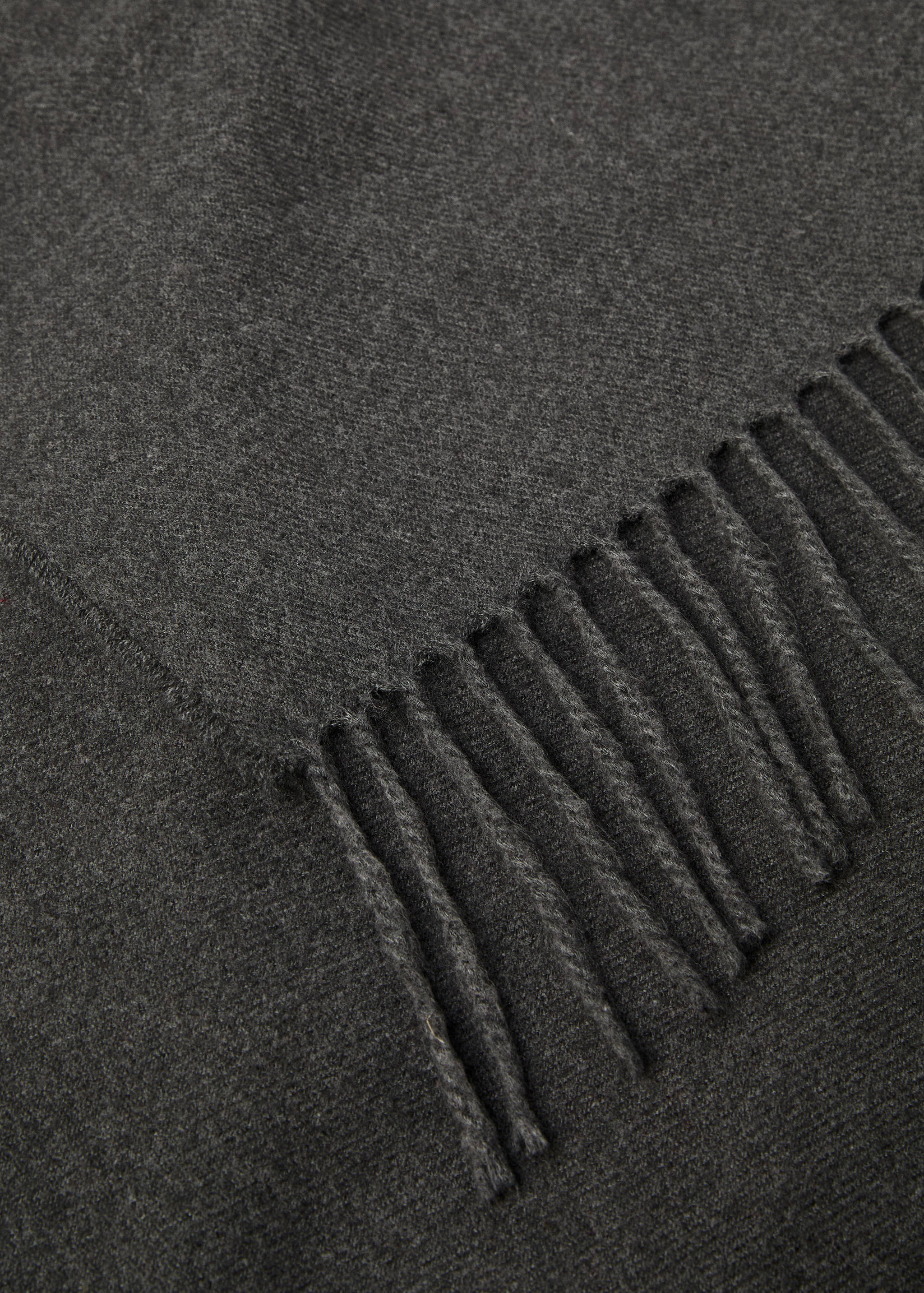 Einfarbige Decken mit Fransen 130 x 180 cm - Detail des Artikels 2