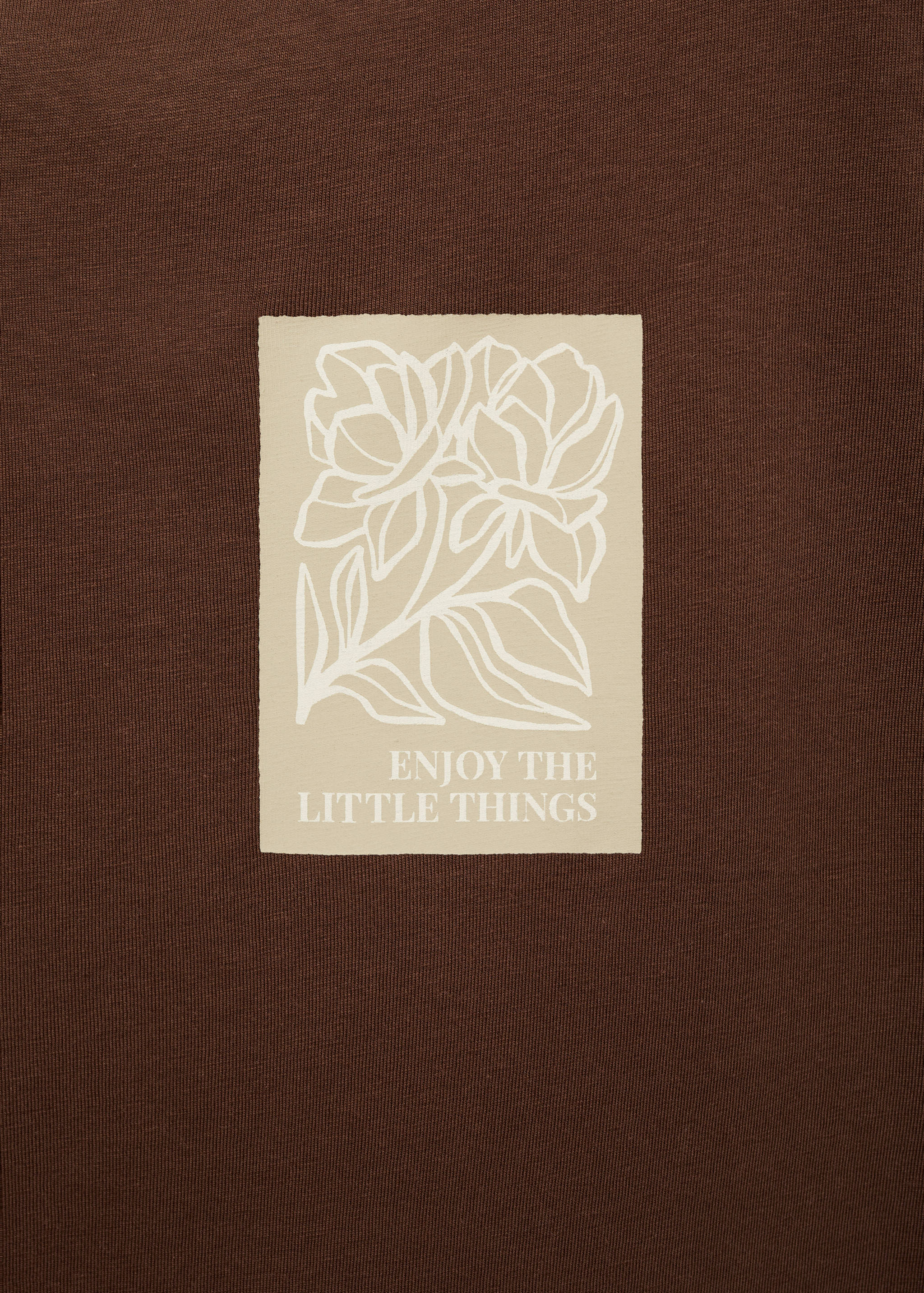 T-shirt 100 % coton imprimé poitrine - Détail de l'article 0