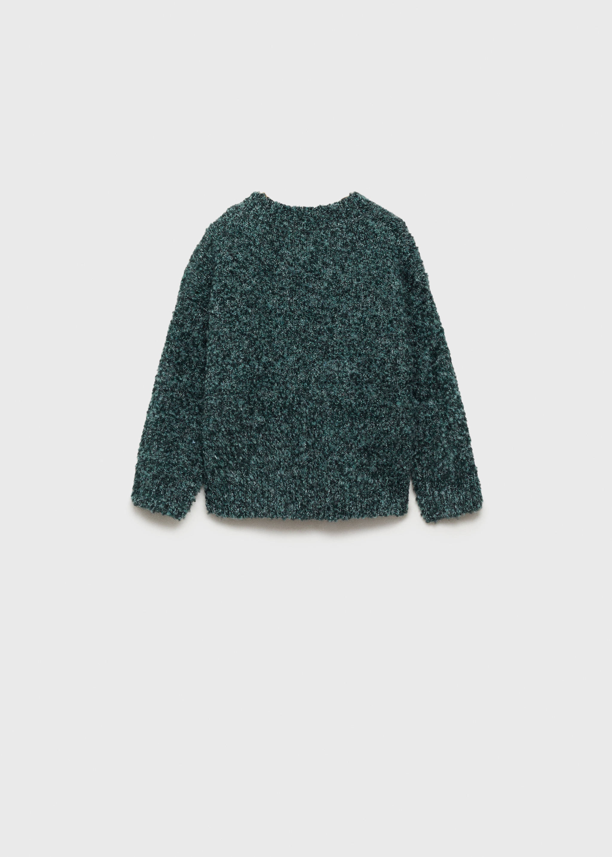 Chunky-knit sweater - Reverse of the article