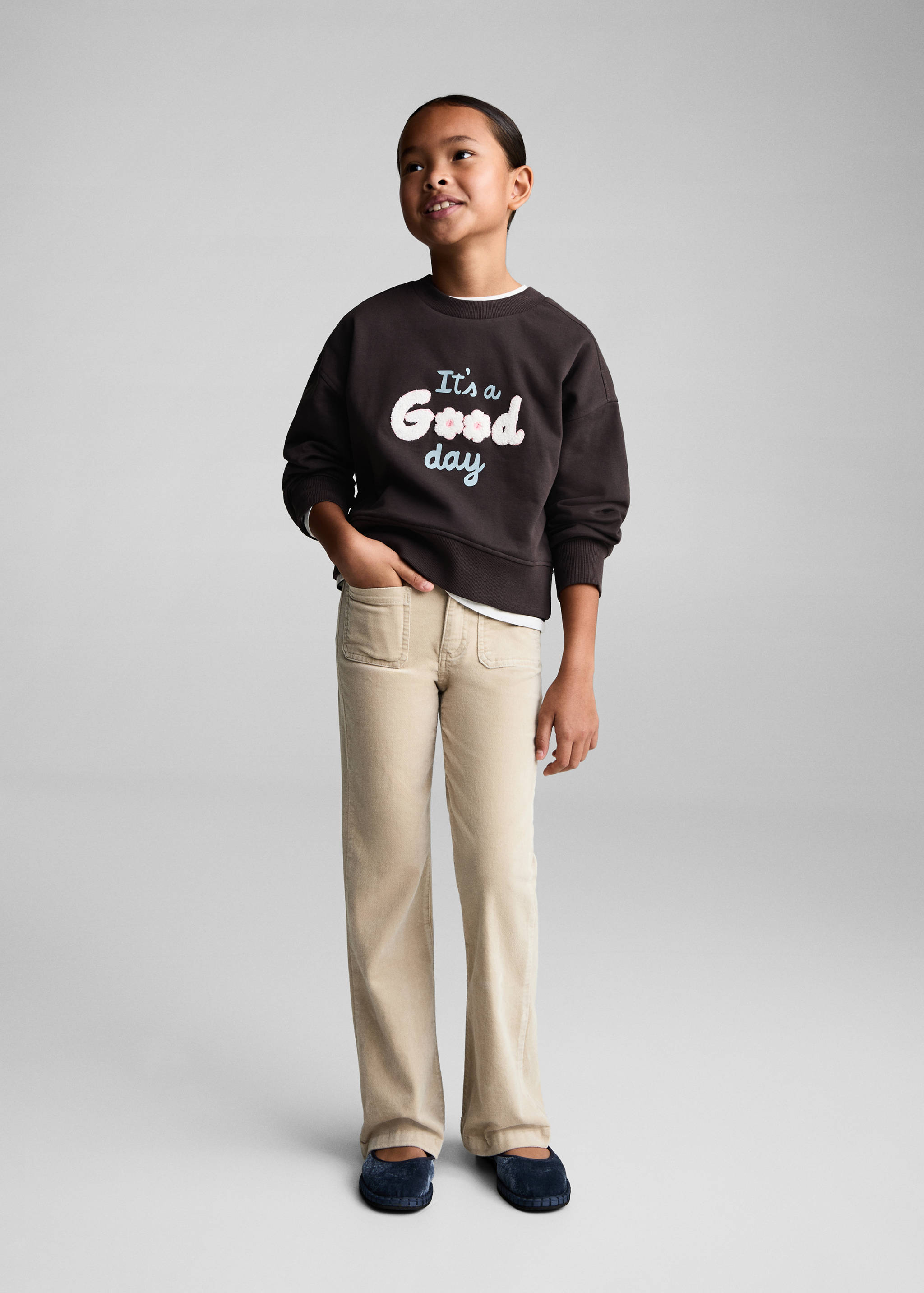 Παντελόνι velvet flare - Γενικό πλάνο