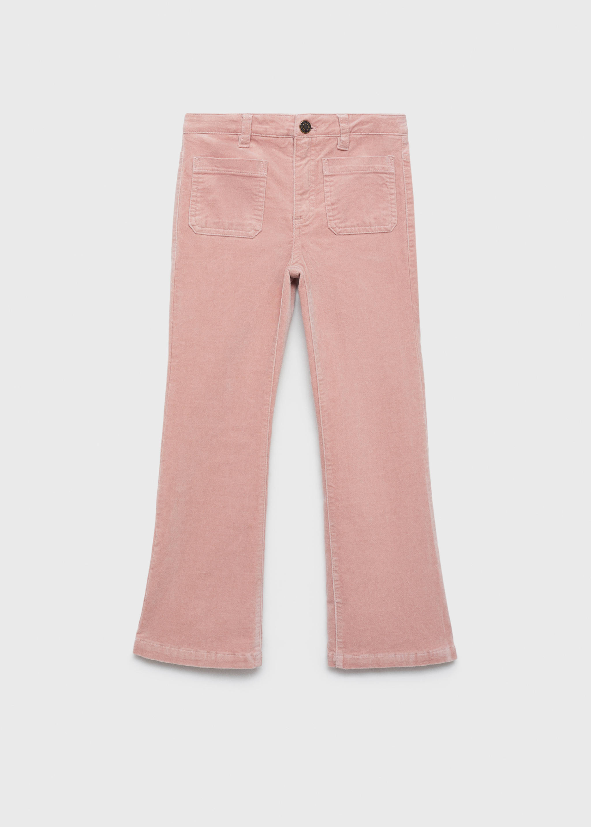 Velvet flared trousers - Article without model
