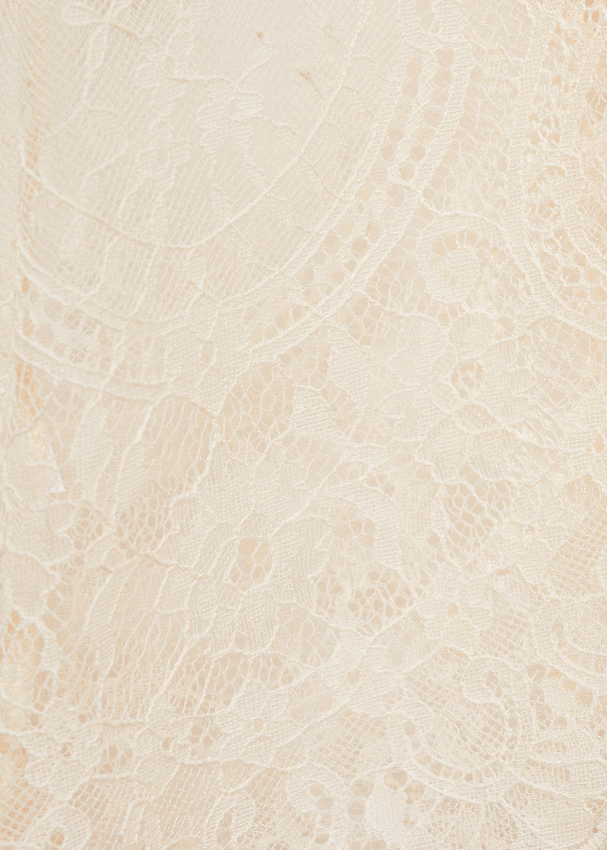 Ruffled guipure shirt - Details of the article 0