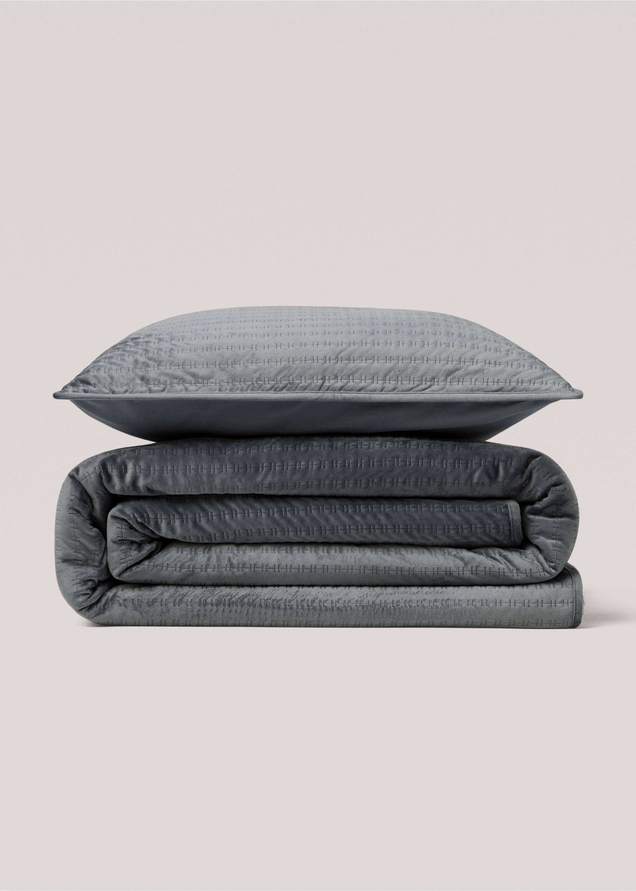 Povlak na polštářek samet - Detail zboží 4, Modrá. Ref: 77077668-00.