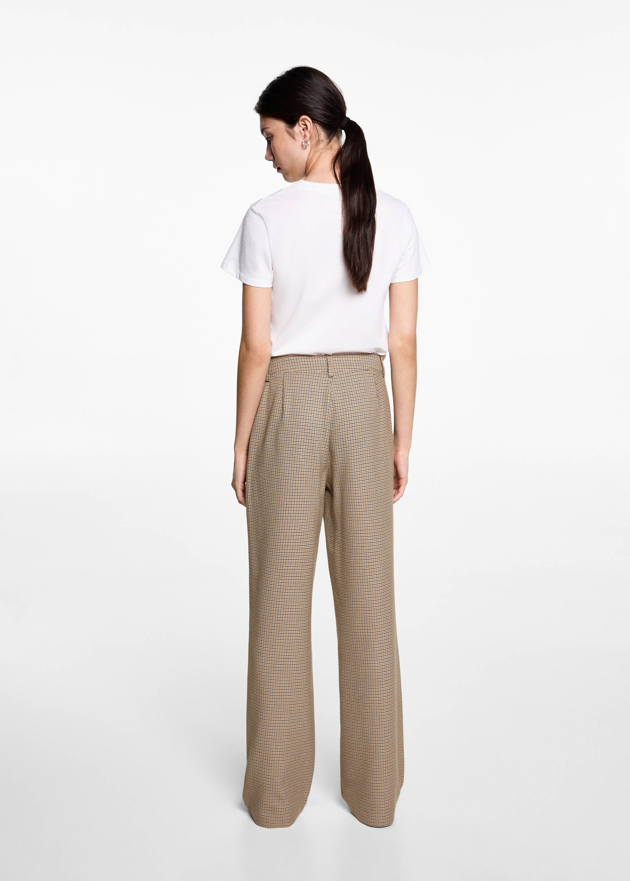 Houndstooth suit pants - Reverse of the article