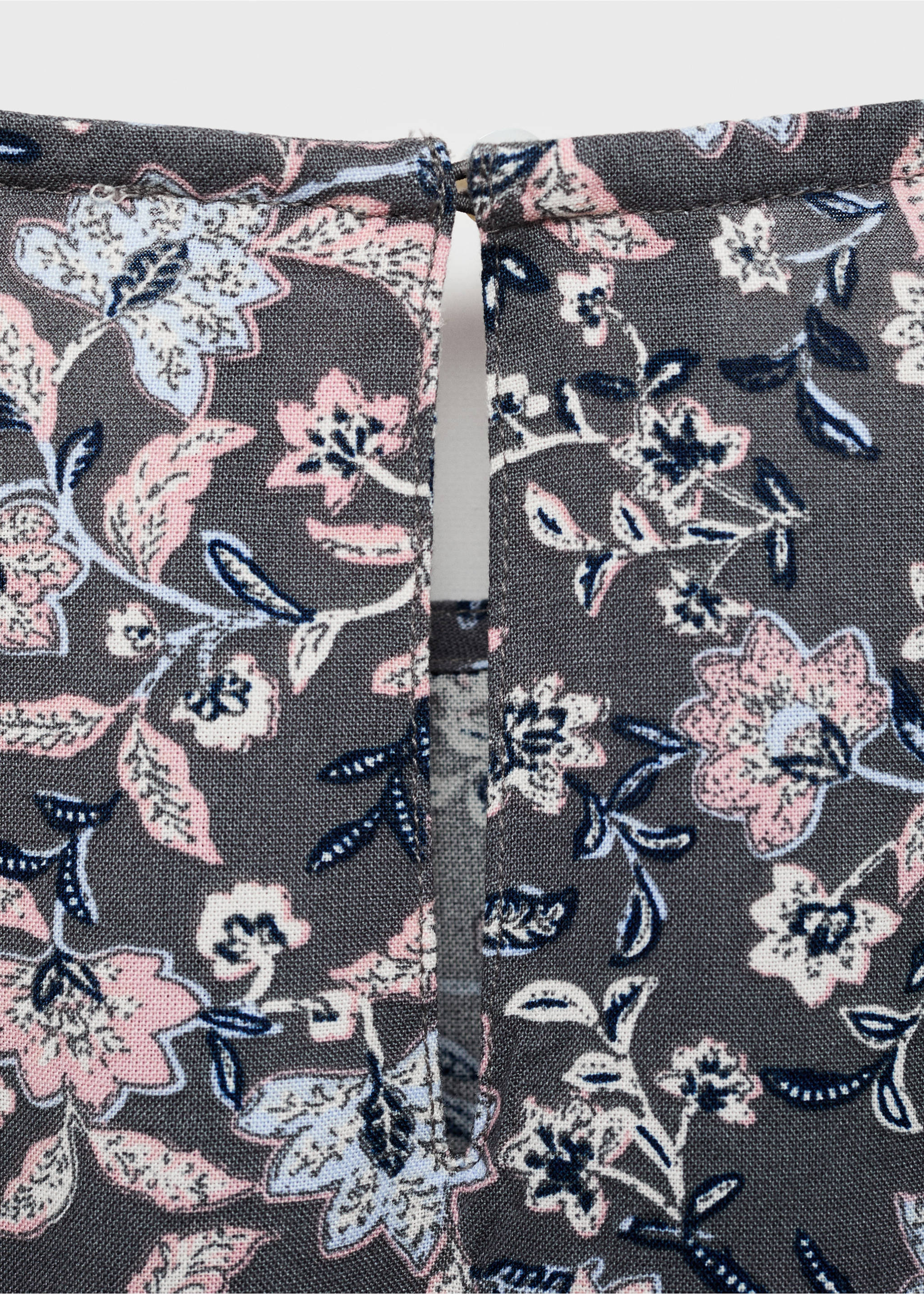 Bluzka w kwiaty - Szczegóły artykułu 0, Różowy. Ref: 77077671-00.