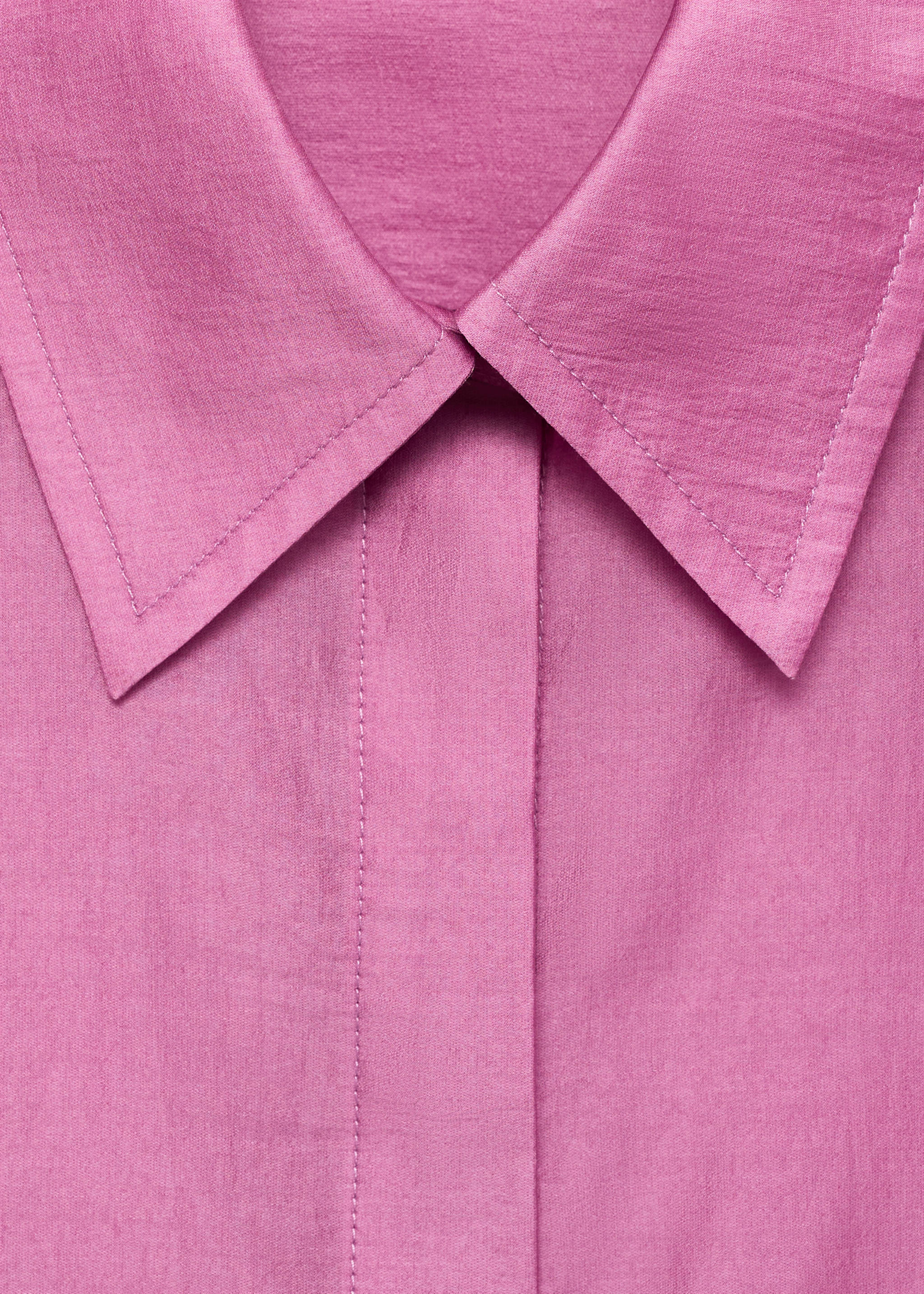 Satin lyocell shirt - Details of the article 8