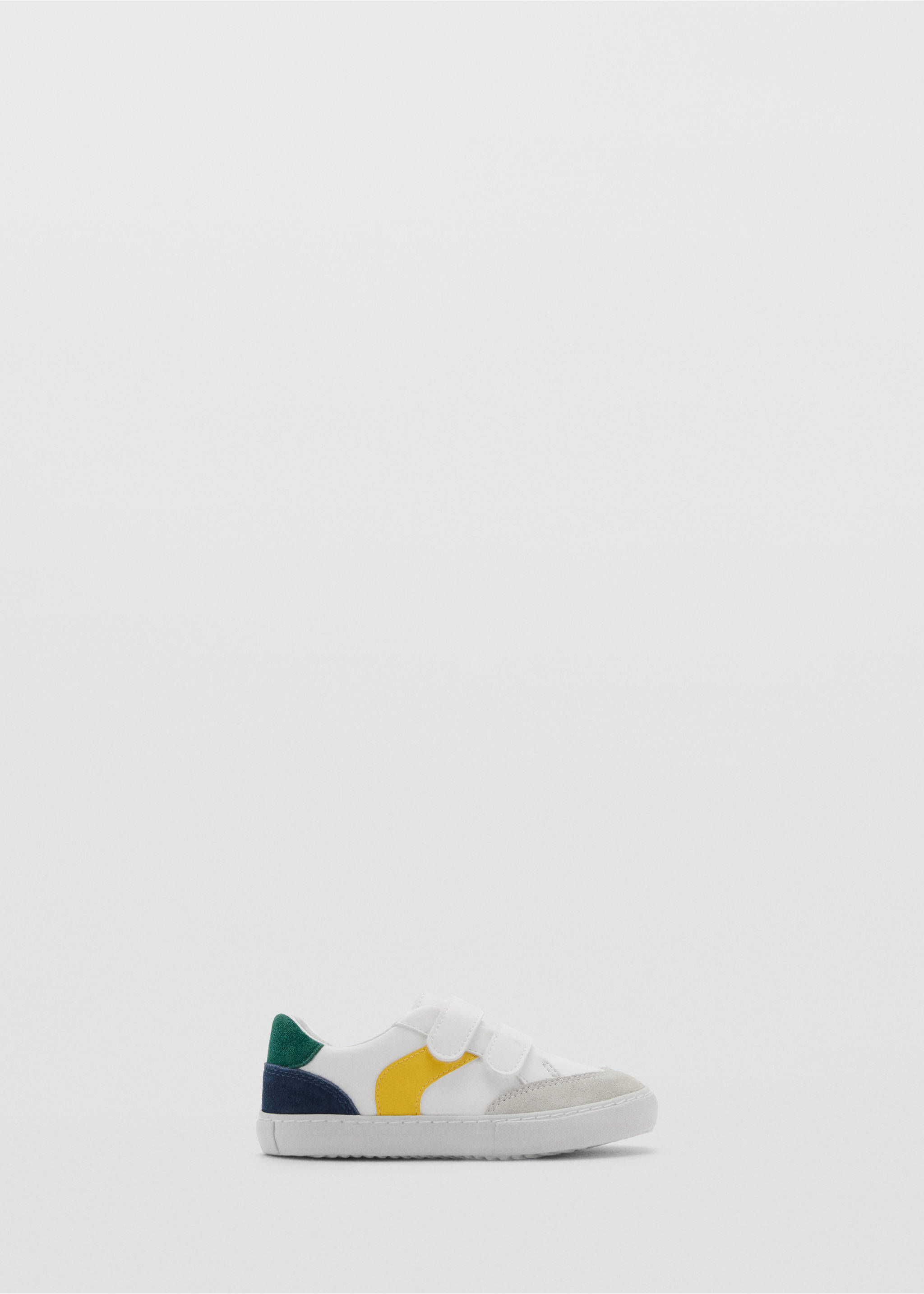 Baskets attaches Velcro - Article sans modèle, Blanc. Ref: 77077682-00.