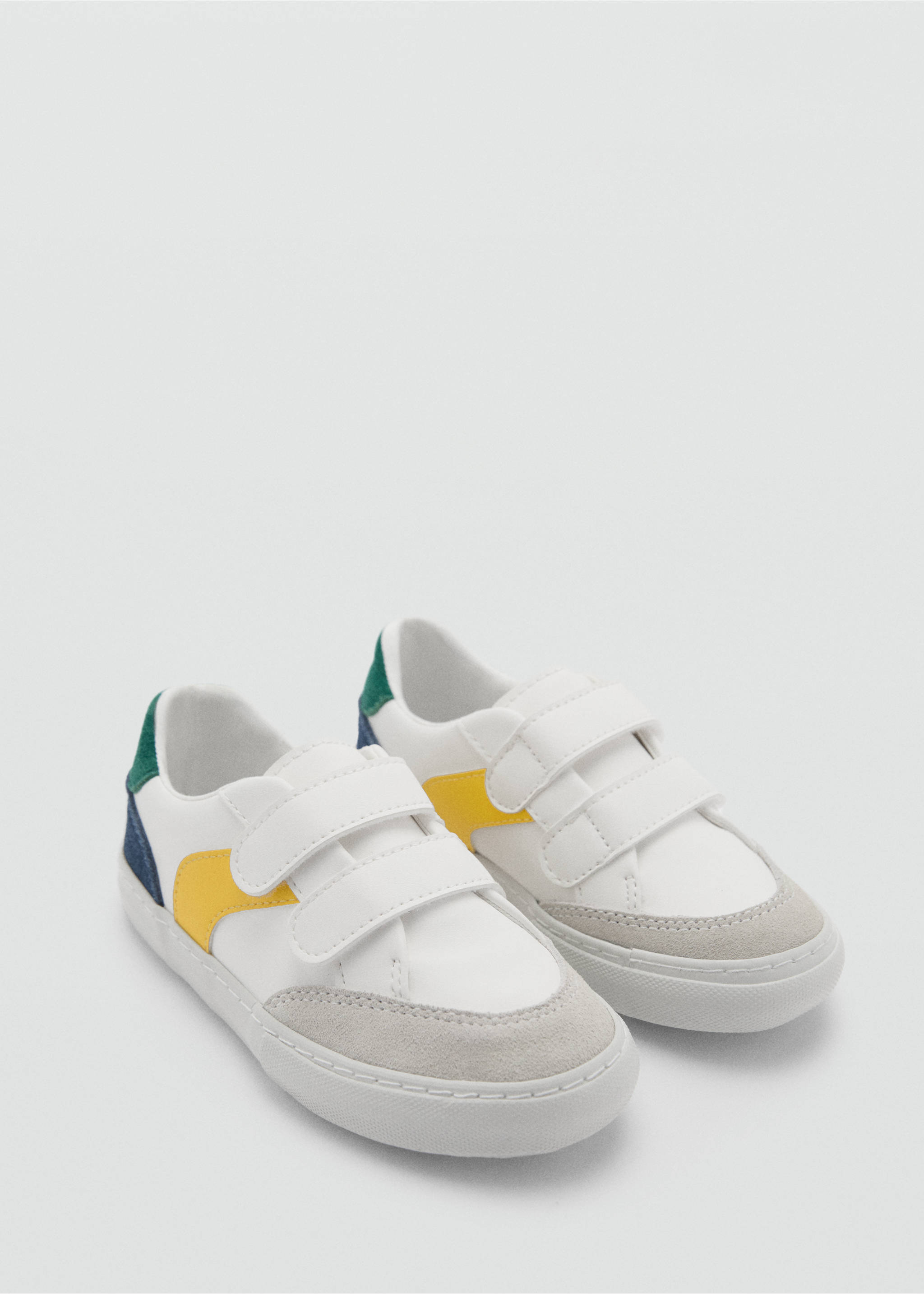 Baskets attaches Velcro - Plan moyen, Blanc. Ref: 77077682-00.