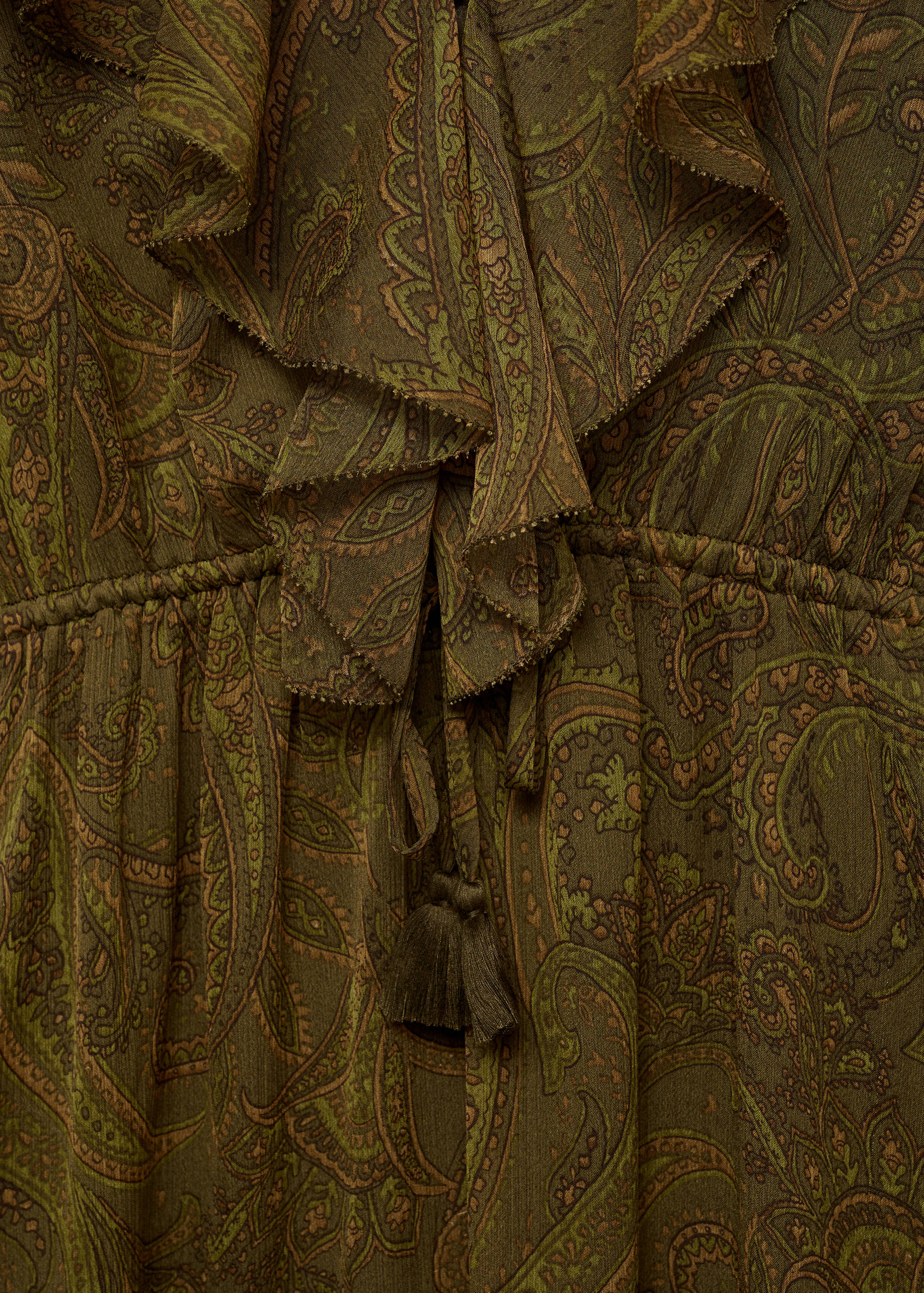 Robe en imprimé cachemire volant - Détail de l'article 8
