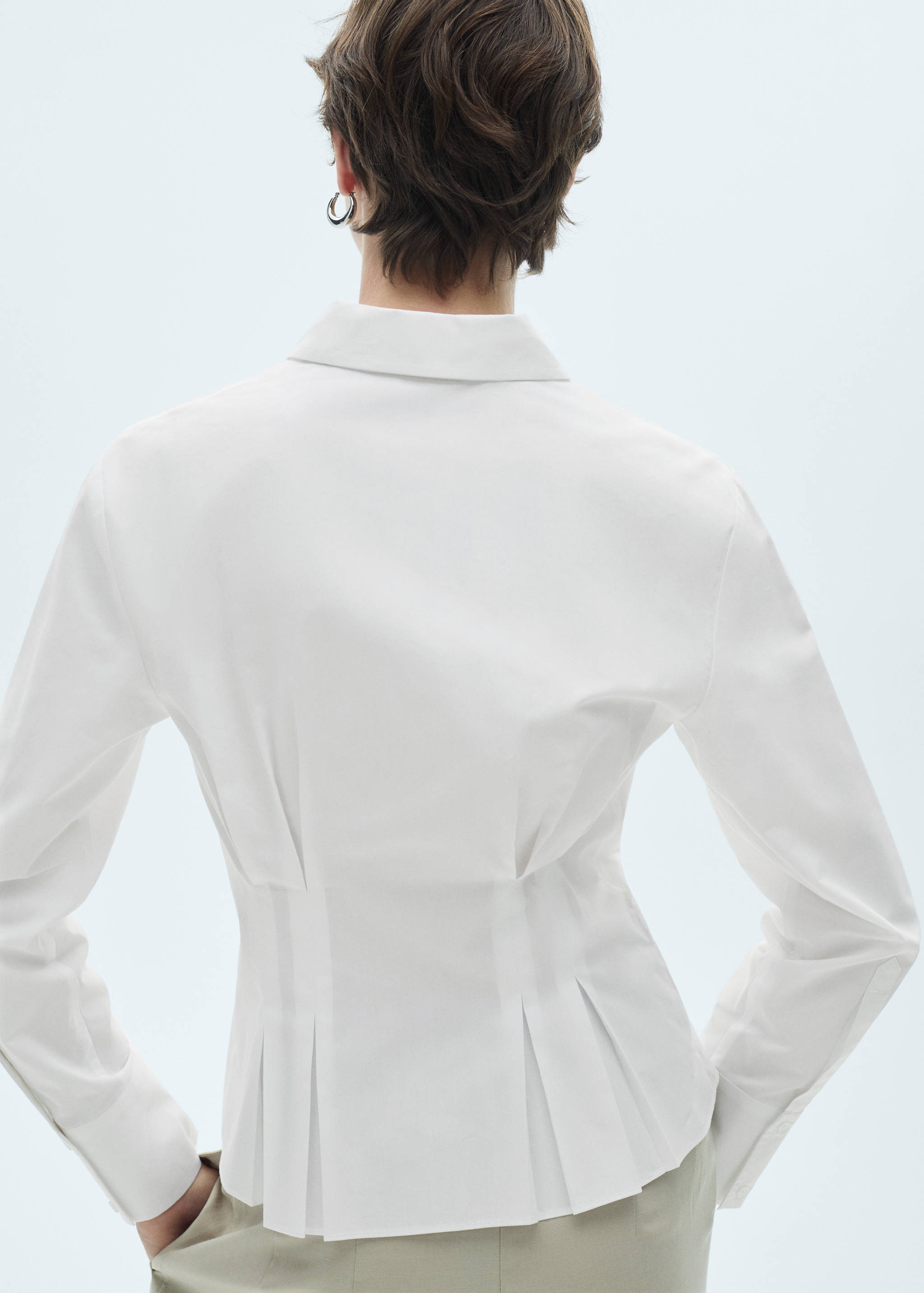 Lyocell cotton blend shirt - Reverse of the article