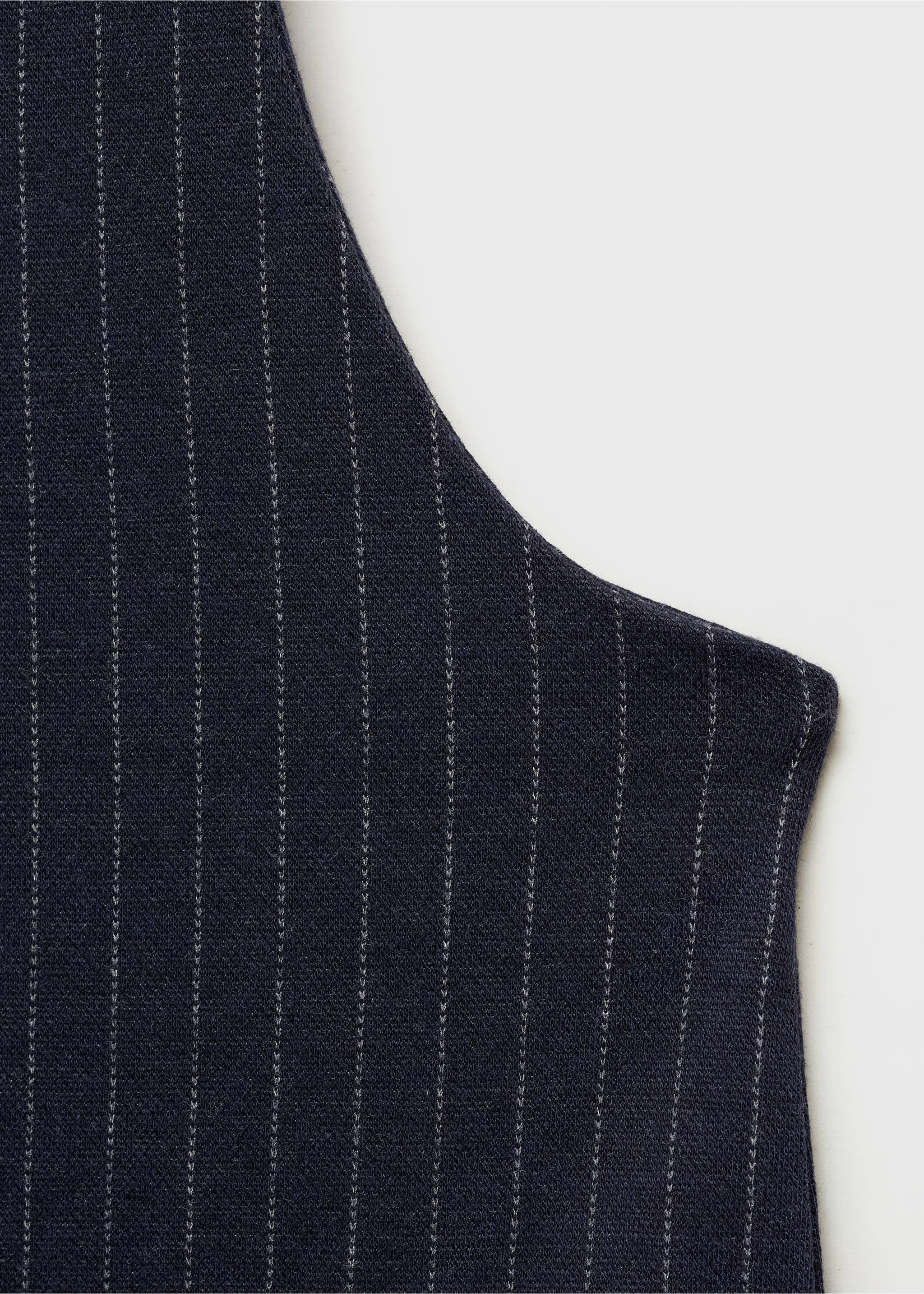 Gestreifter Jumpsuit - Detail des Artikels 0, Dunkles Marineblau. Ref: 77077688-00.