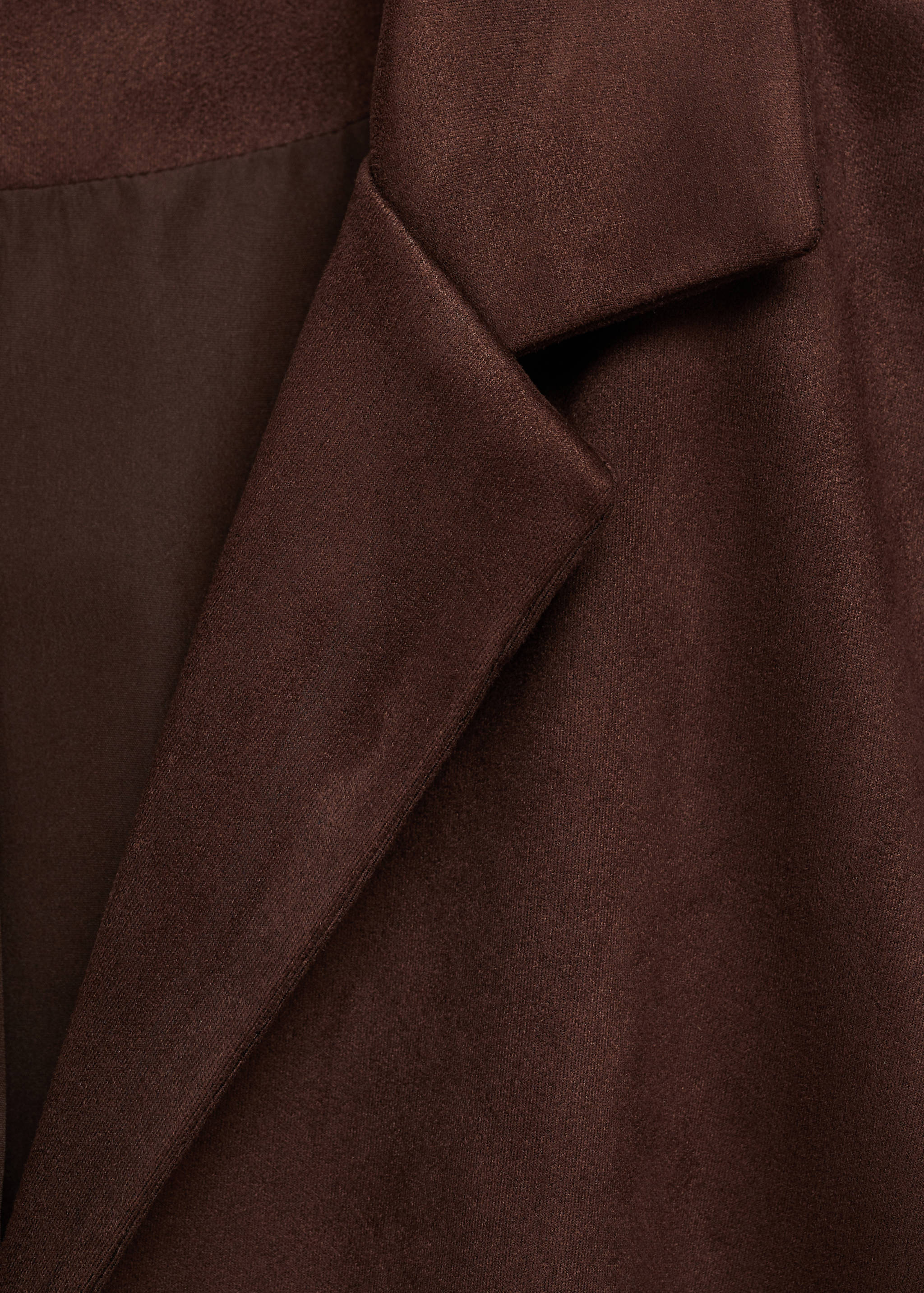 Suede-effect fringed jacket - Details of the article 8