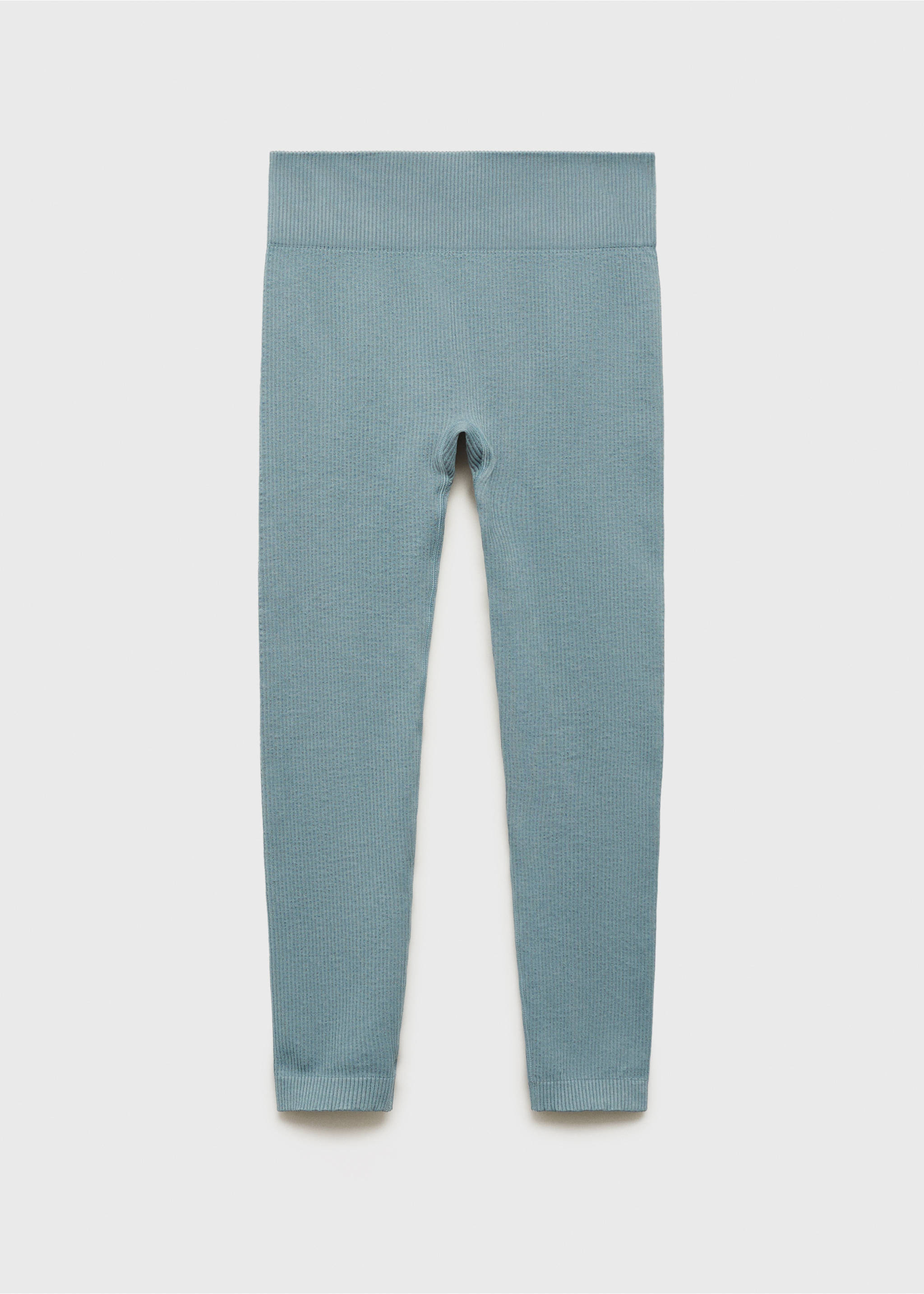 Leggings esportius canalé - Article sense model, Verd menta. Ref: 77077710-00.