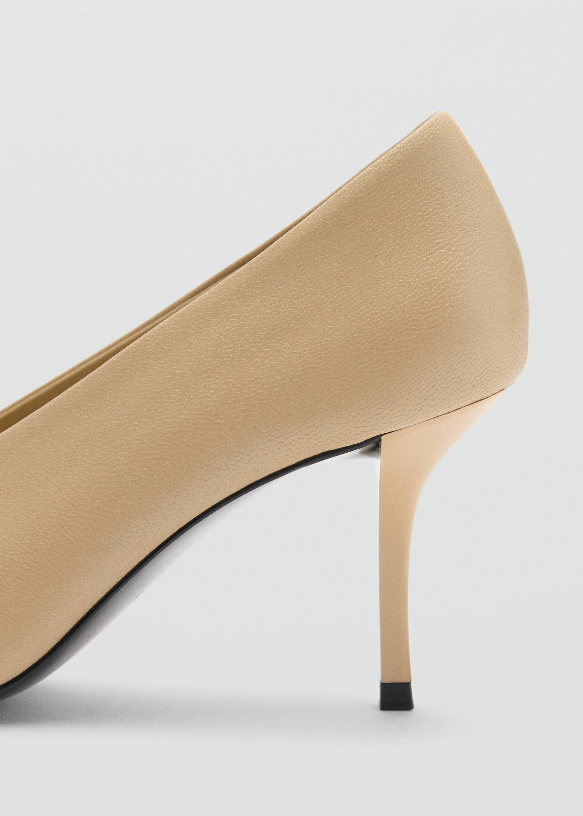 Square toe leather shoe - Details of the article 1