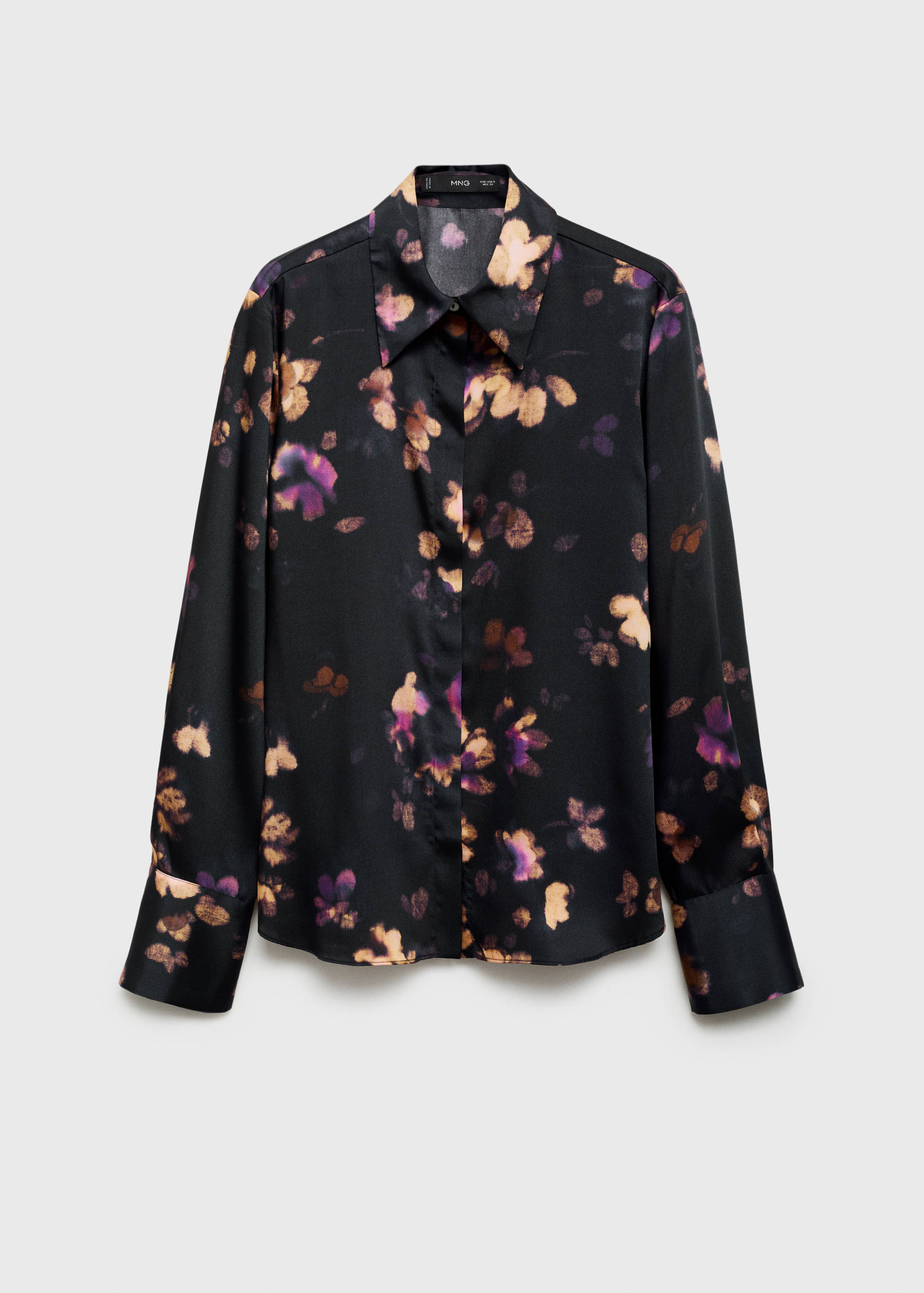 Satin print shirt - Article without model