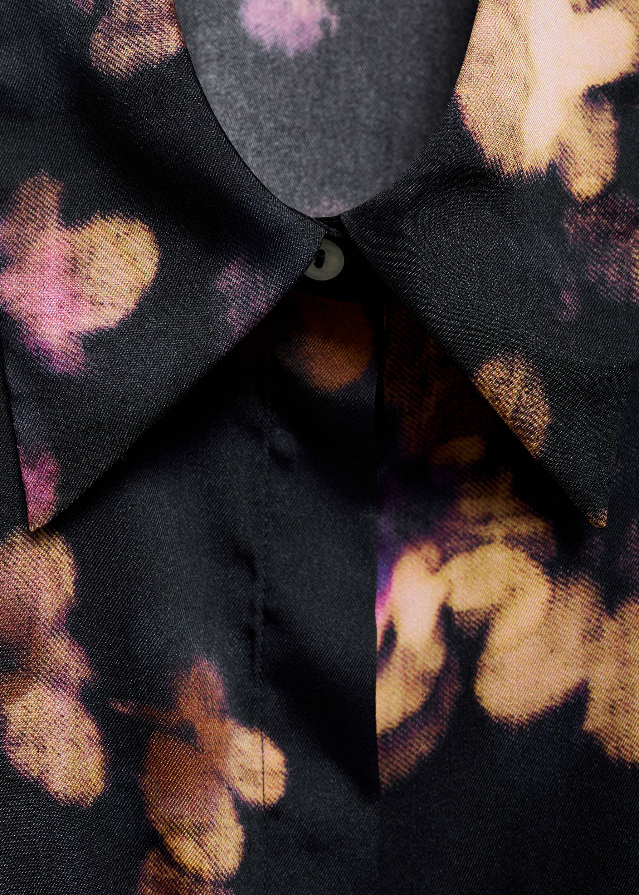 Satin print shirt - Details of the article 8