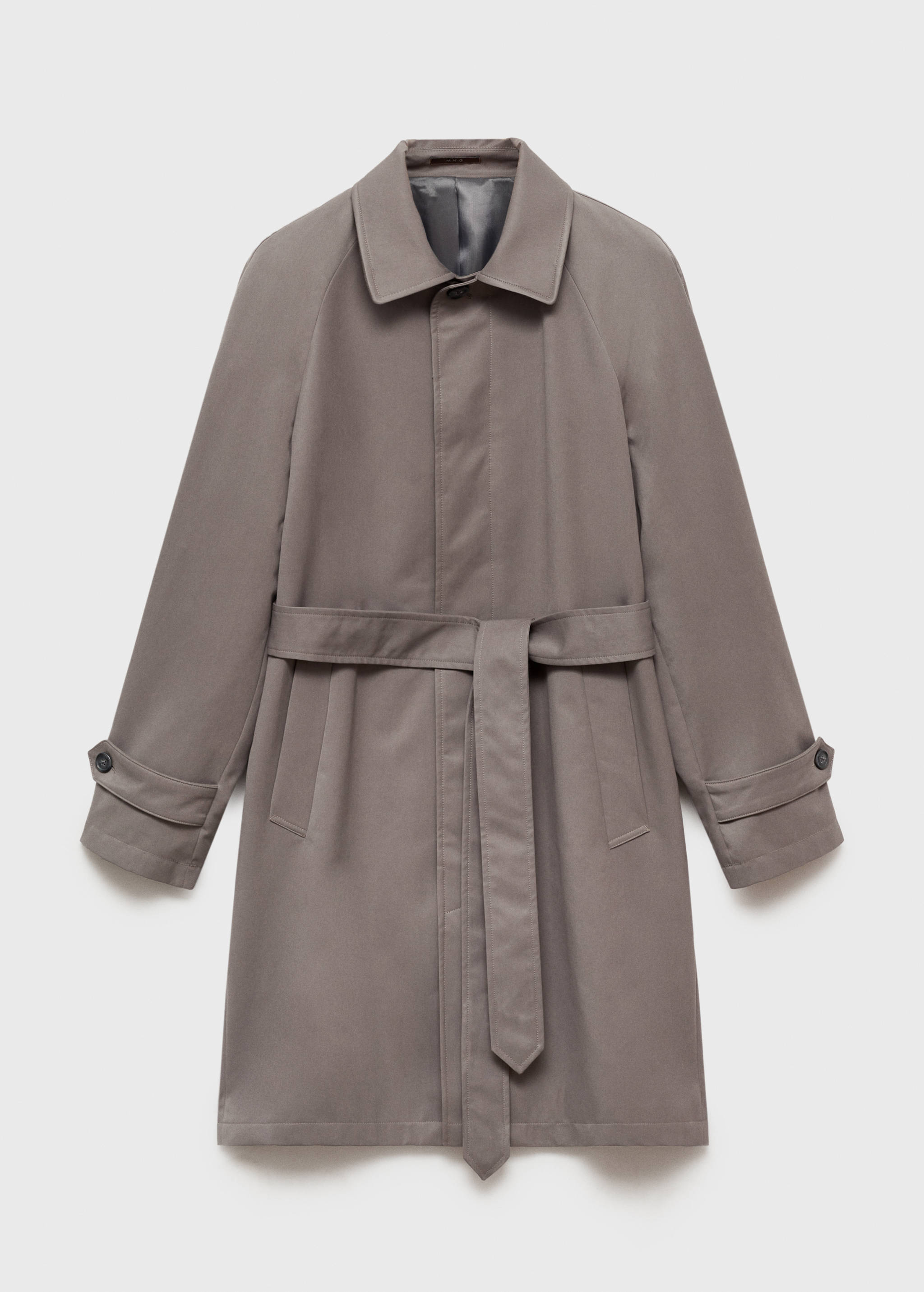 Trench ceinturé finition lustrée - Article sans modèle