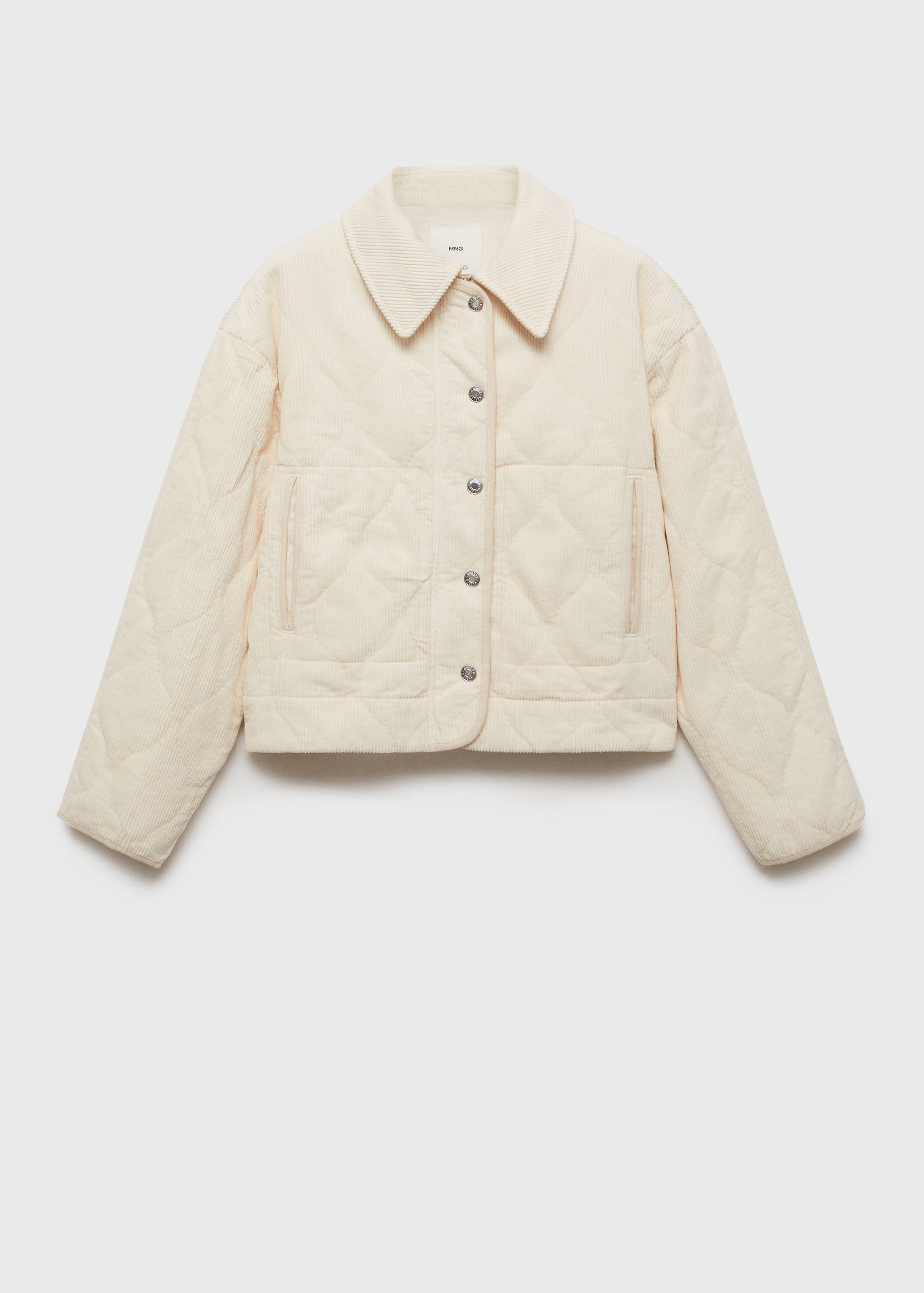 Quilted corduroy jacket - Article without model