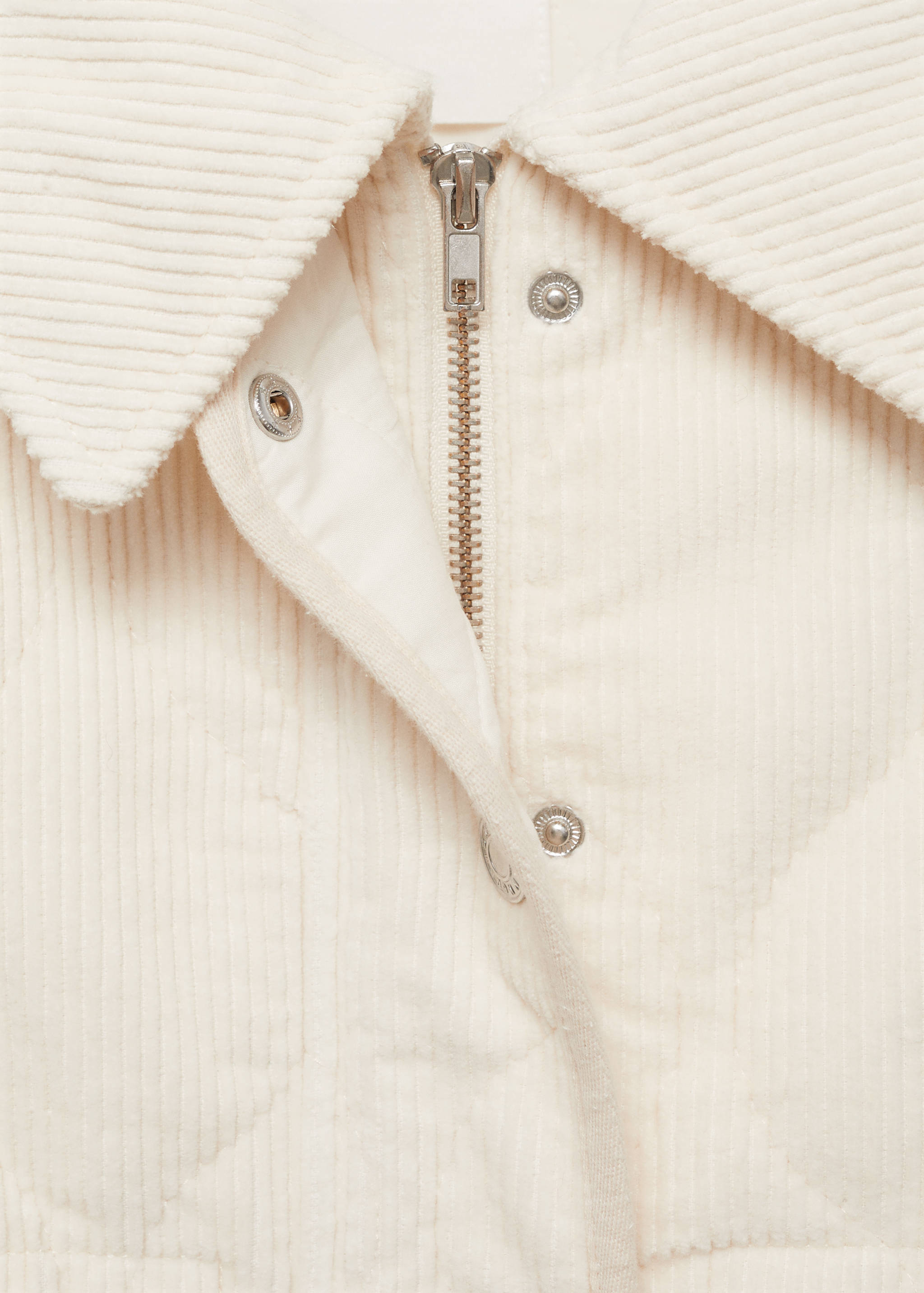 Quilted corduroy jacket - Details of the article 8