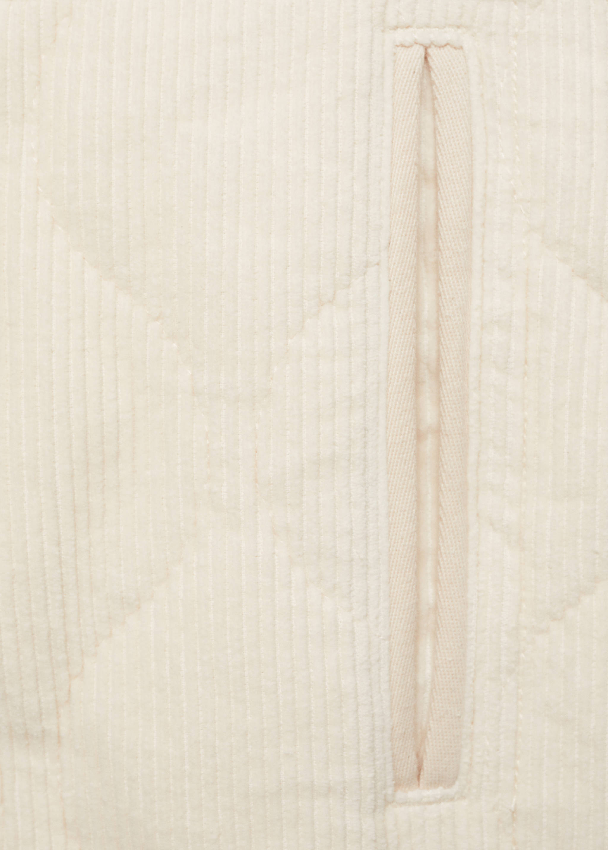 Quilted corduroy jacket - Details of the article 0