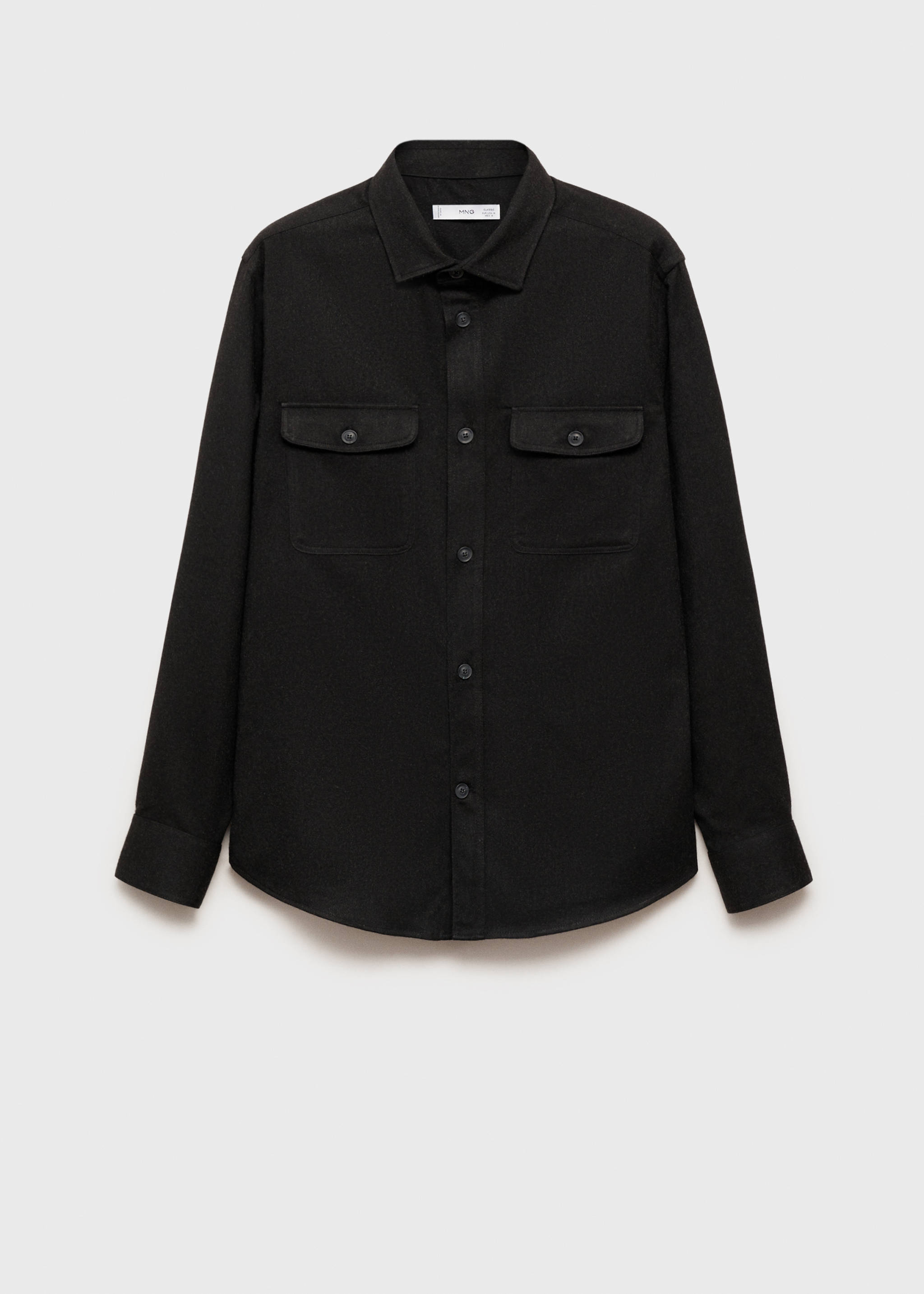 Sobrecamisa franela regular fit bolsillos - Artículo sin modelo