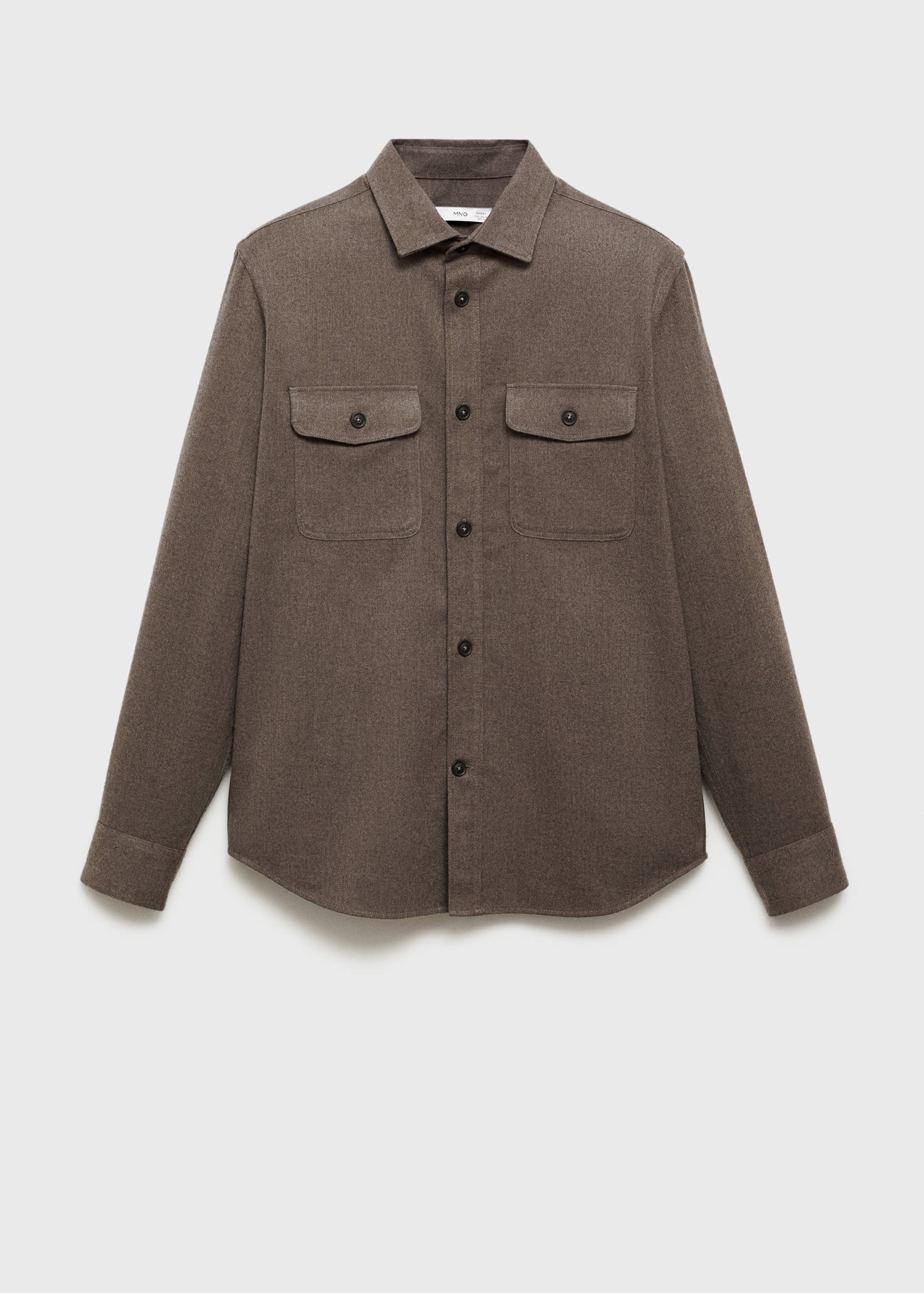 Surchemise flanelle regular-fit poches - Article sans modèle