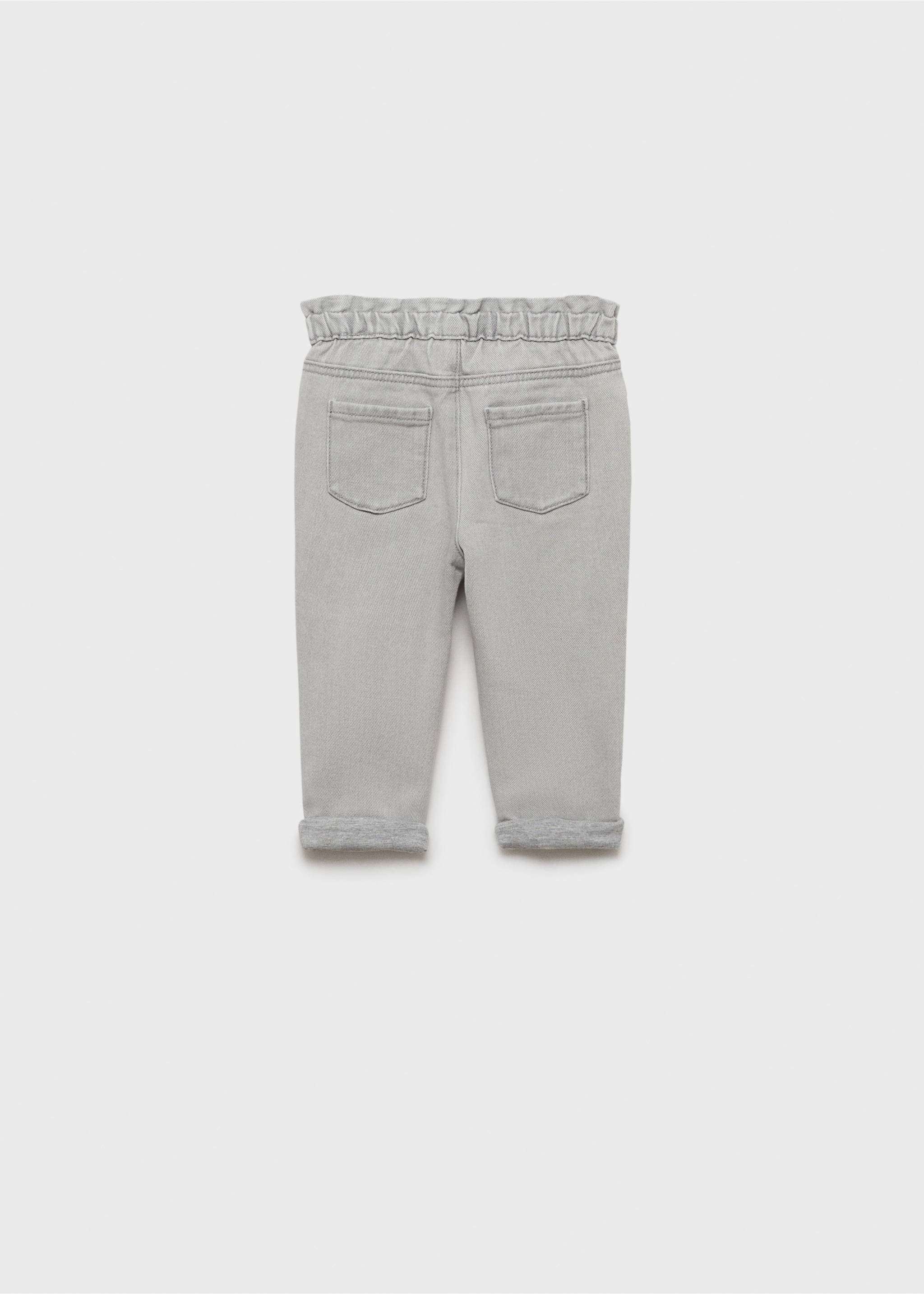 Jeans paperbag inner lining - Reverse of the article, Denim Grey. Ref: 77077926-00.