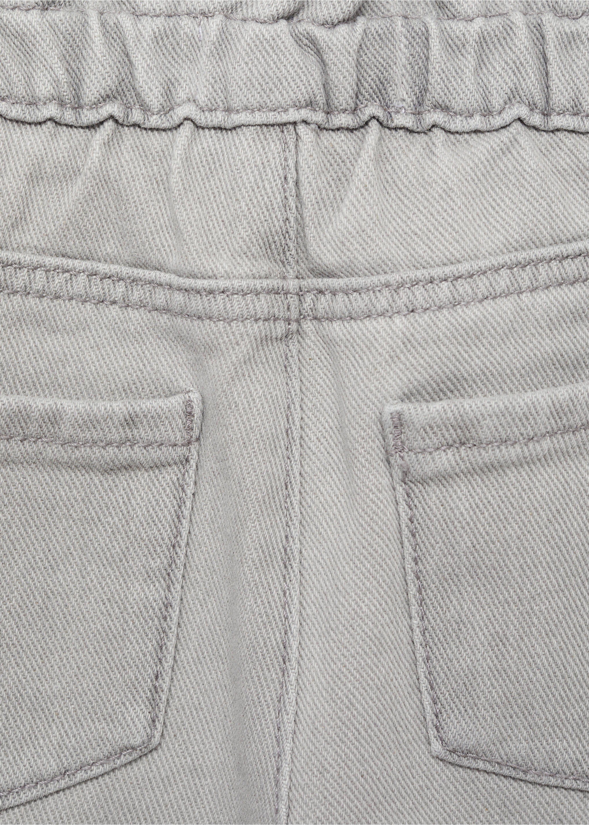 Jeans paperbag inner lining - Details of the article 0, Denim Grey. Ref: 77077926-00.