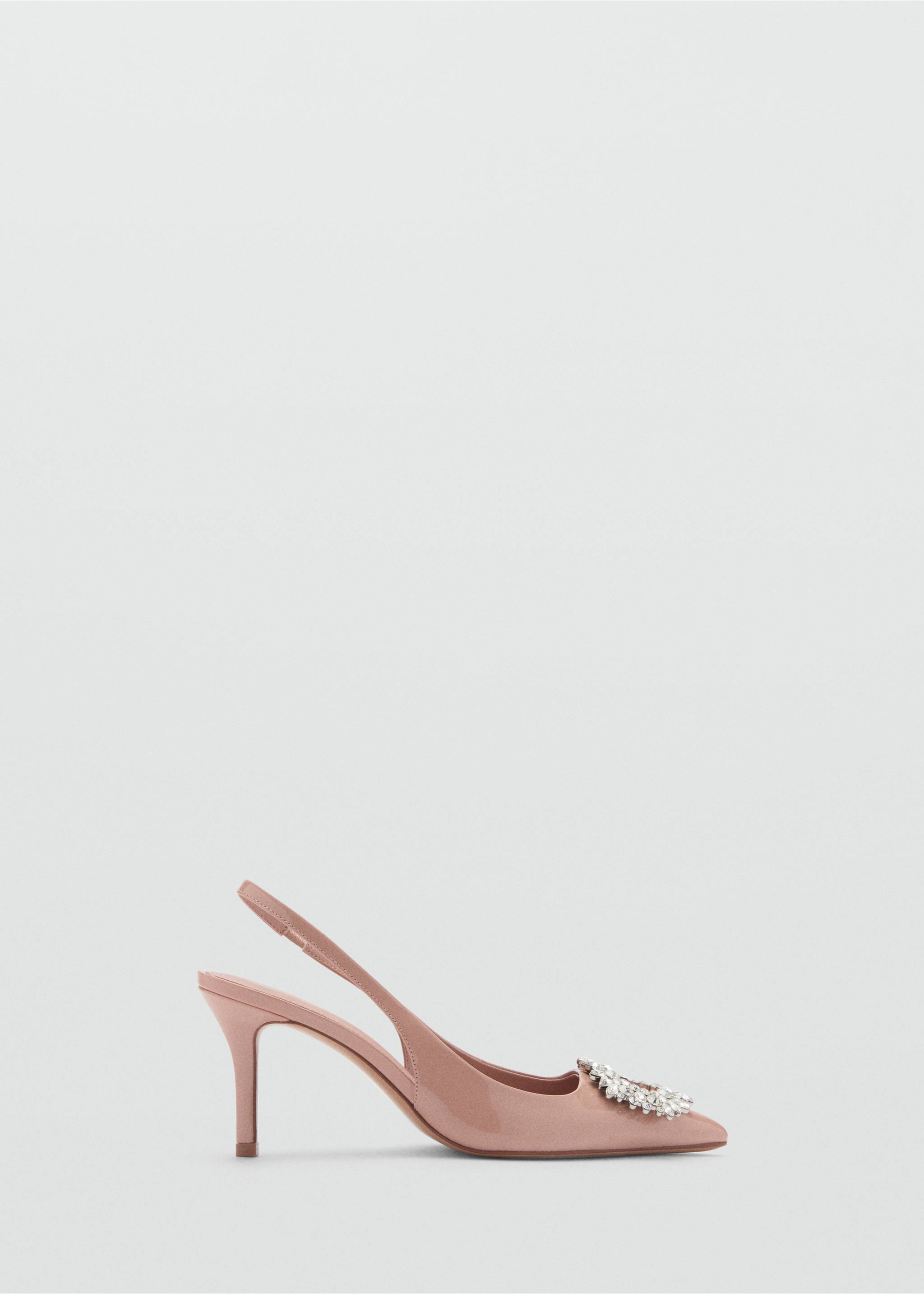 Jewel-heel shoes - Article without model, Nude. Ref: 77077930-00.