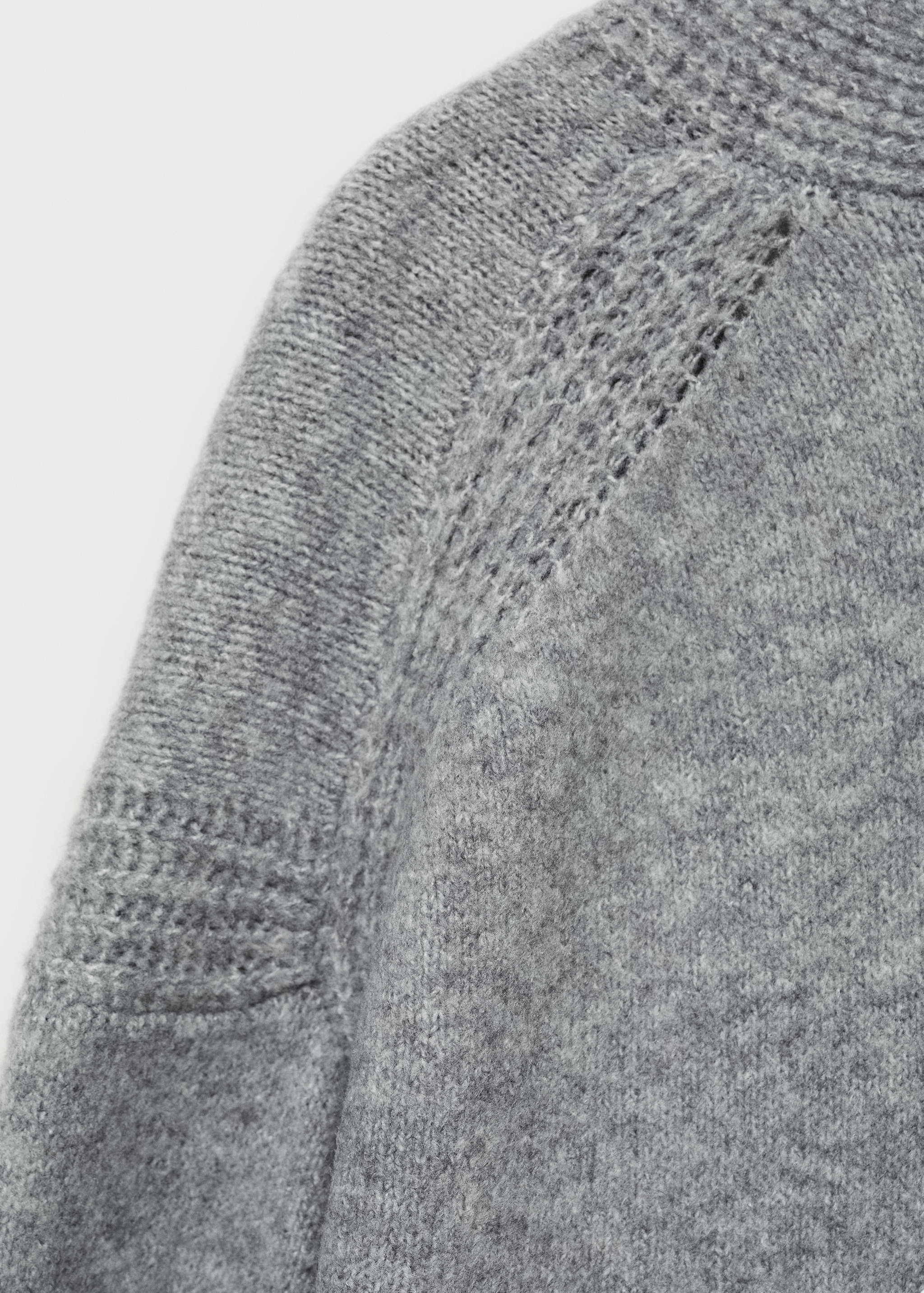 V-neck knitted cardigan - Details of the article 0