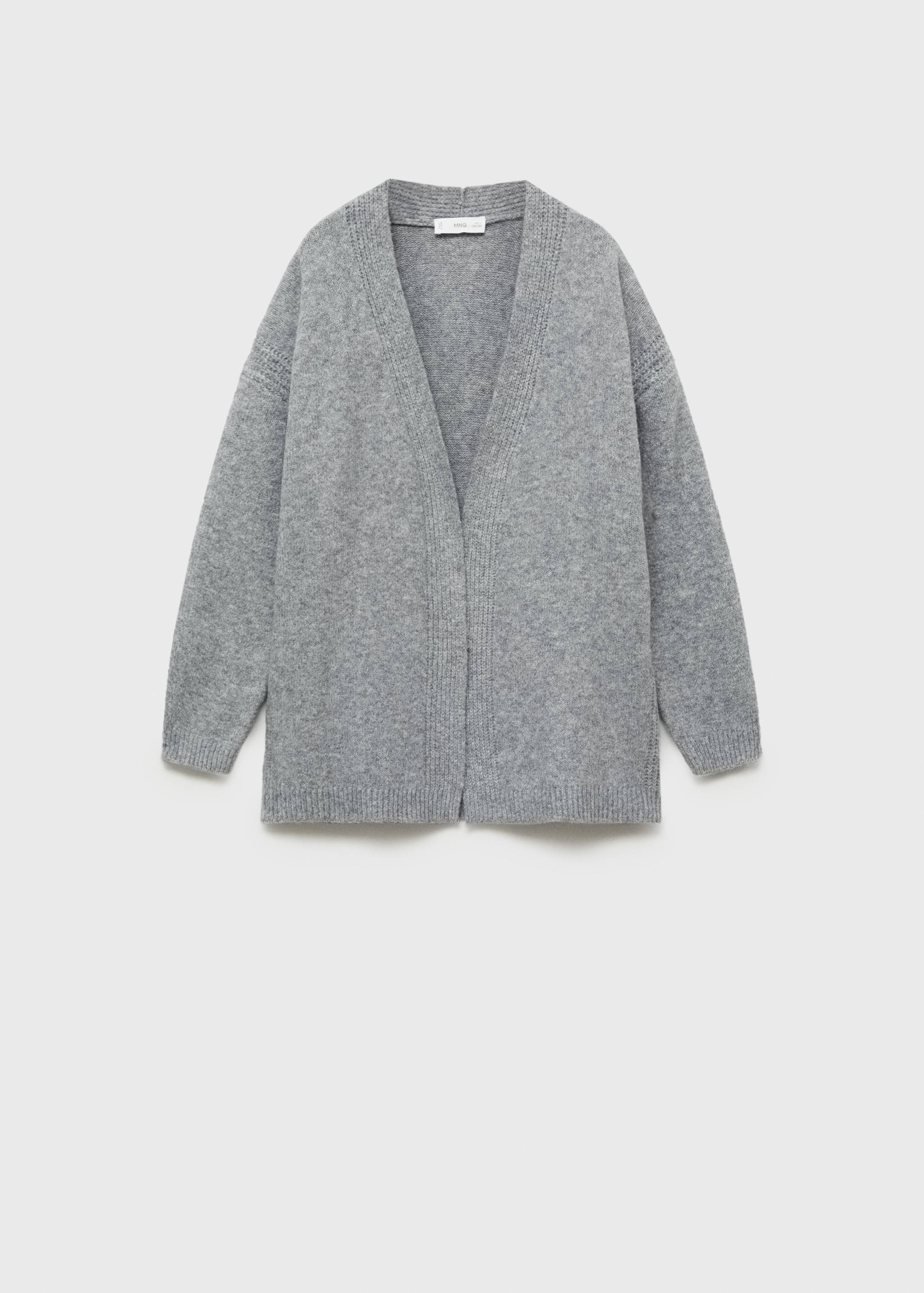 V-neck knitted cardigan - Article without model