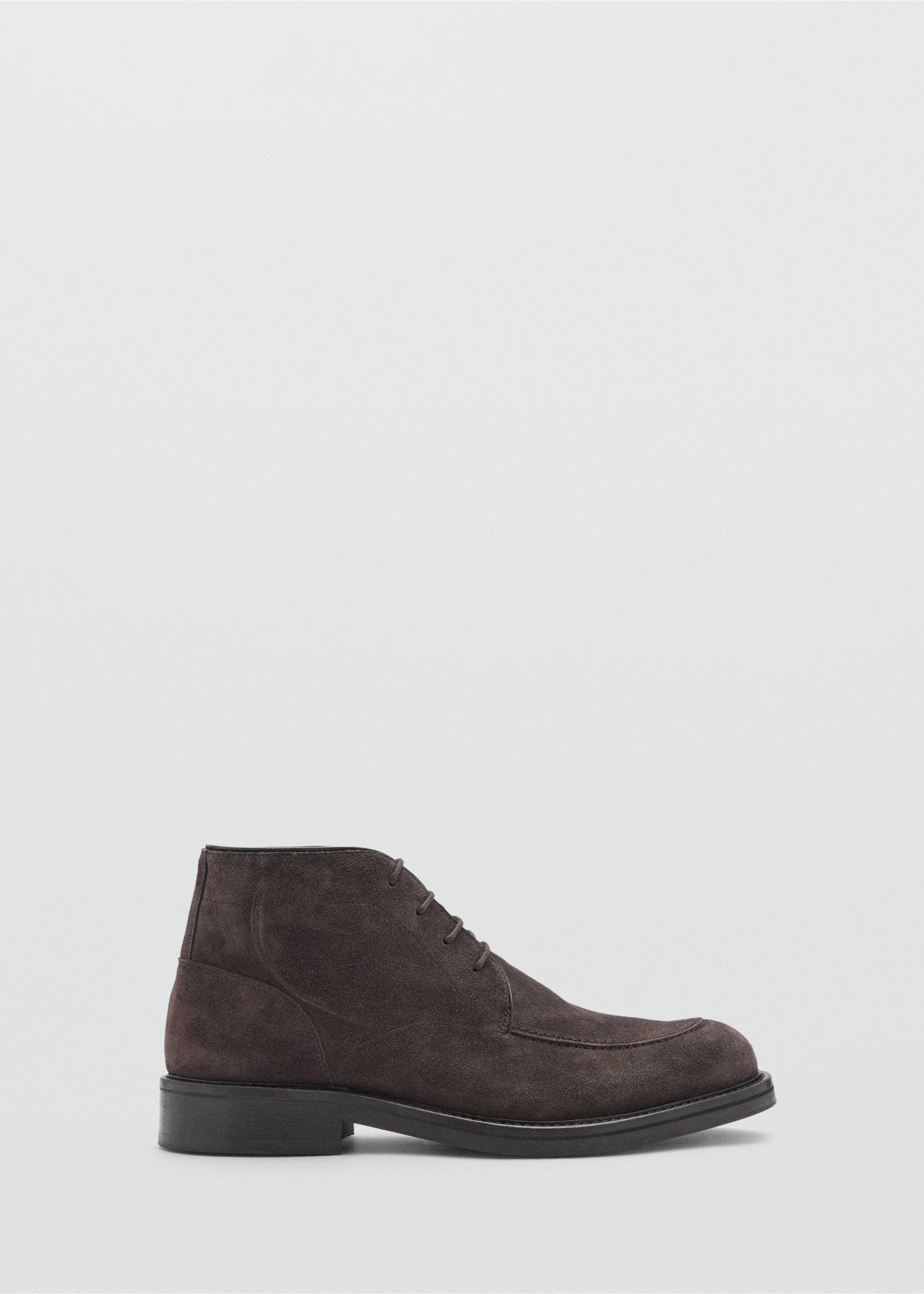 Suede leather ankle boots - Article without model, Brown. Ref: 77077932-00.