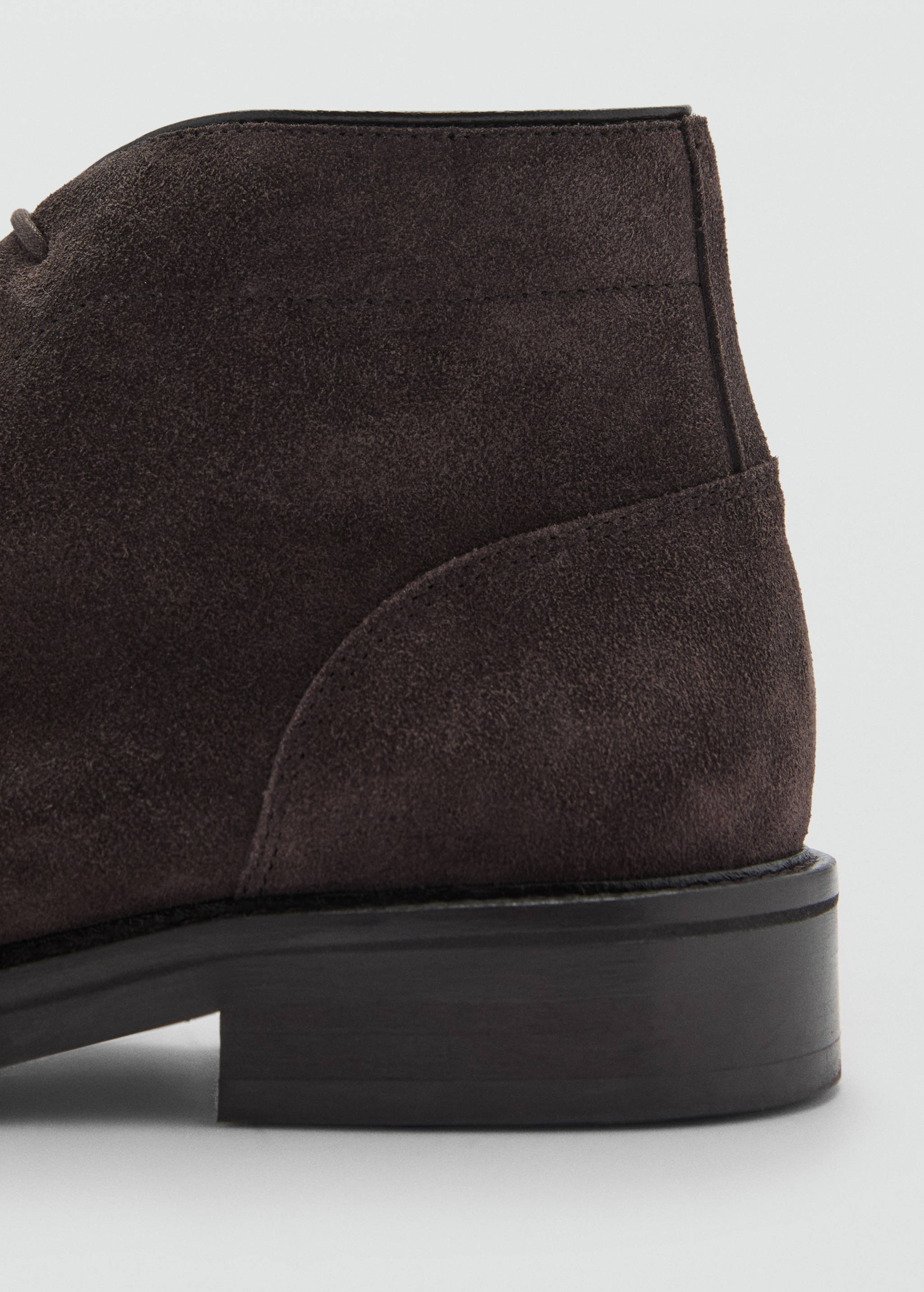 Suede leather ankle boots - Details of the article 1