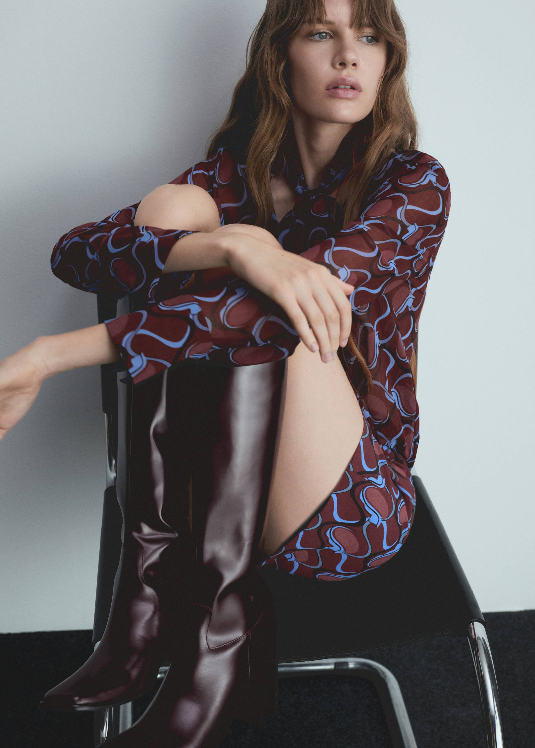 Leather boots with zip - General plane