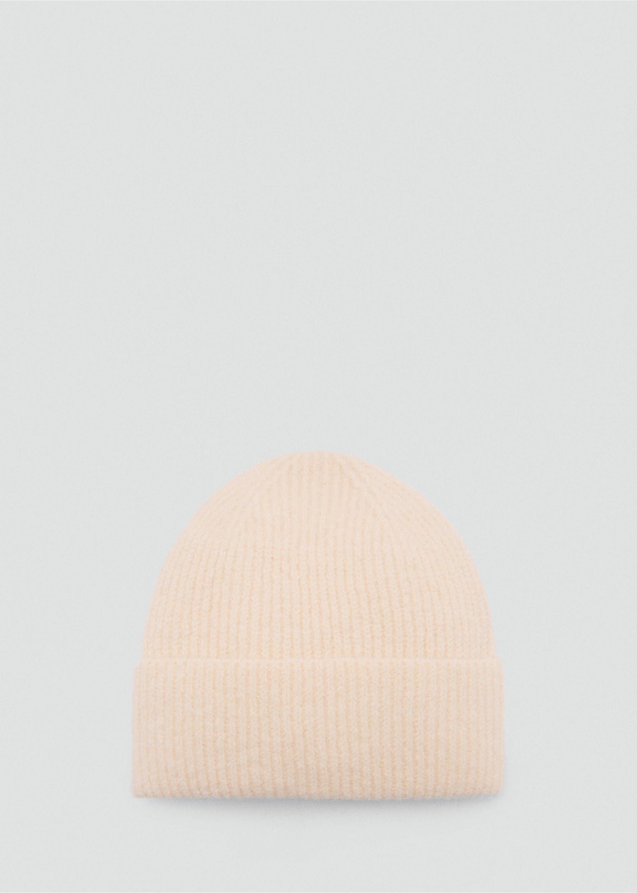 Bonnet en maille - Article sans modèle, Blanc cassé. Ref: 77077936-00.