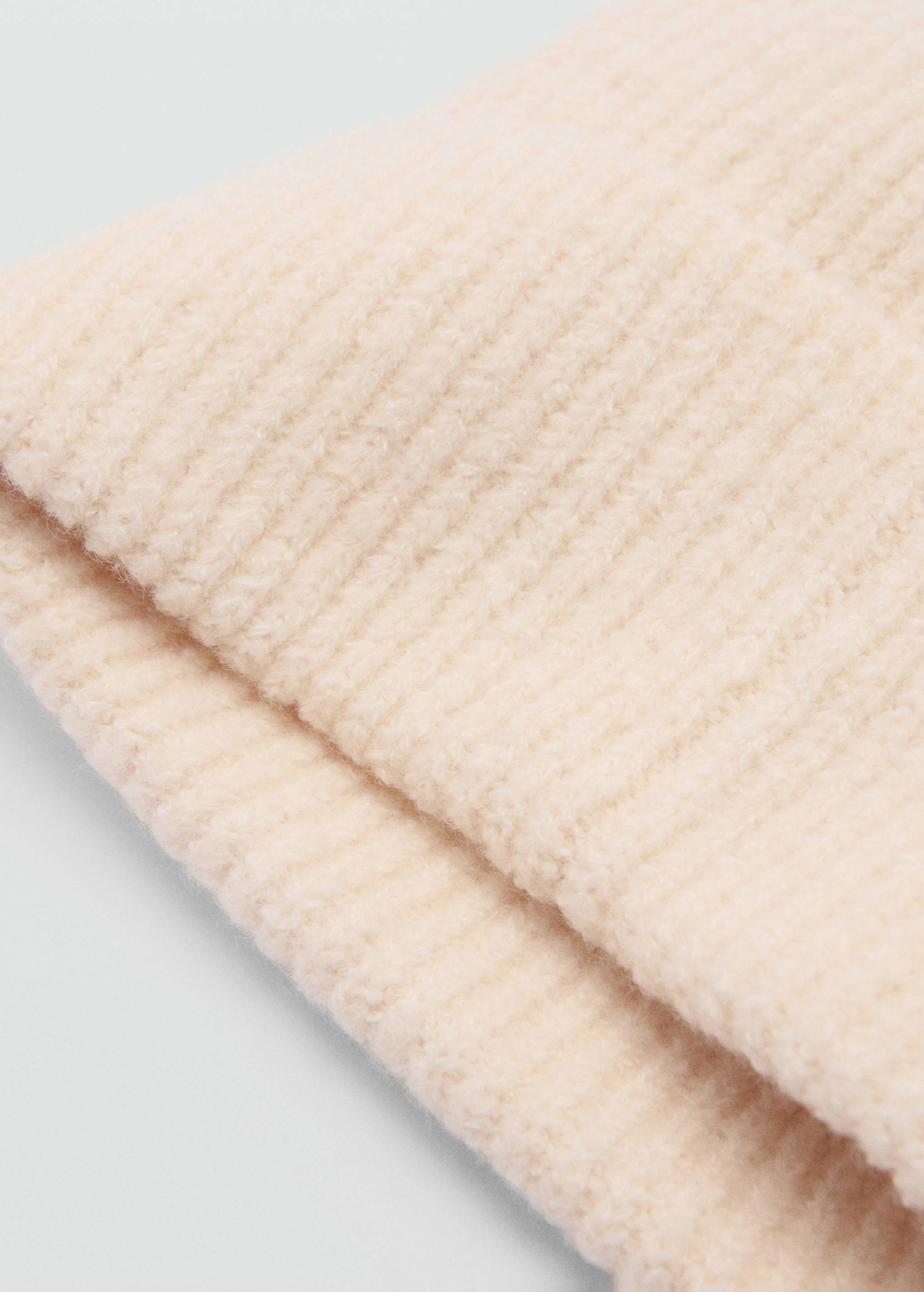 Bonnet en maille - Plan moyen