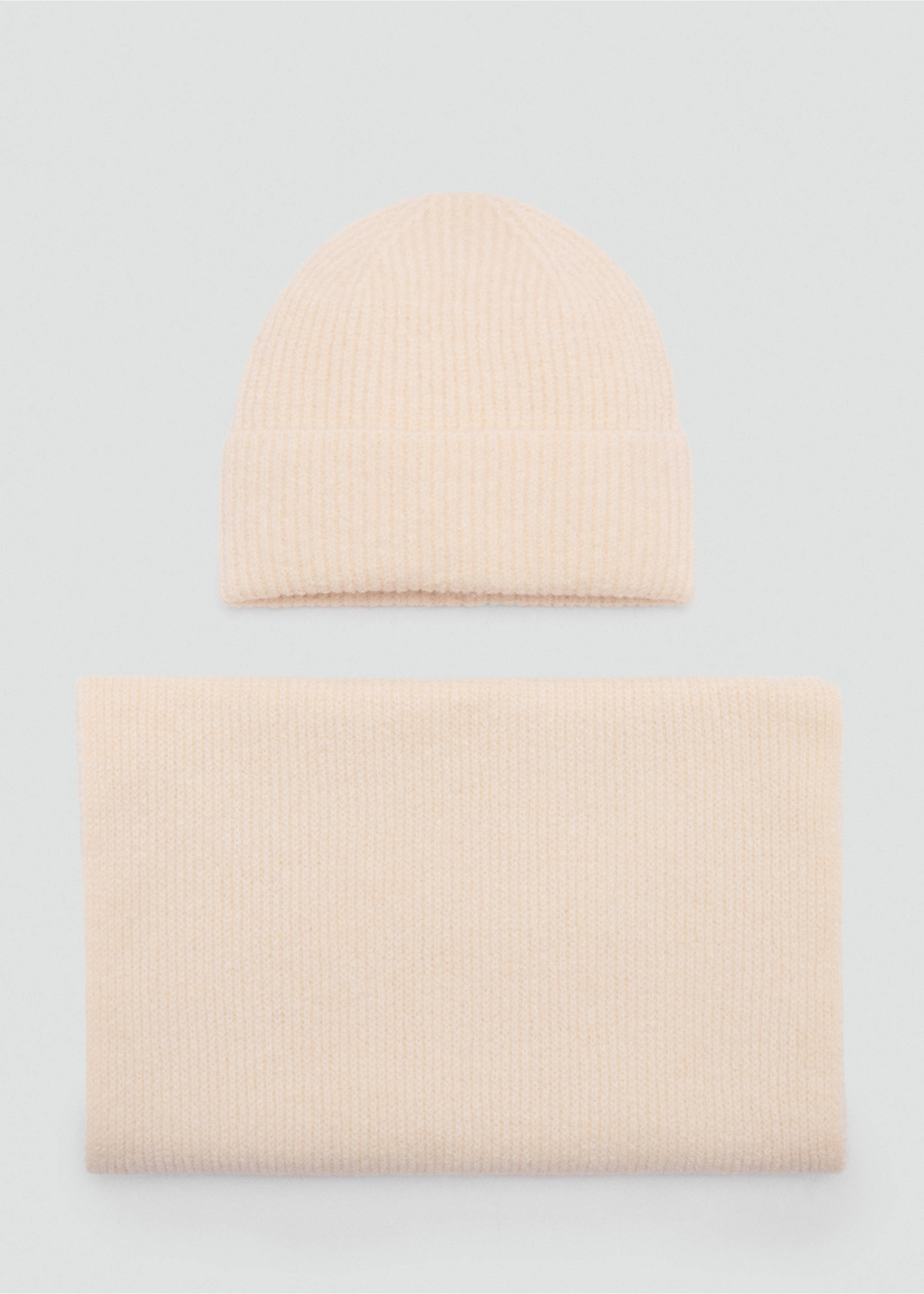 Bonnet en maille - Détail de l'article 2, Blanc cassé. Ref: 77077936-00.