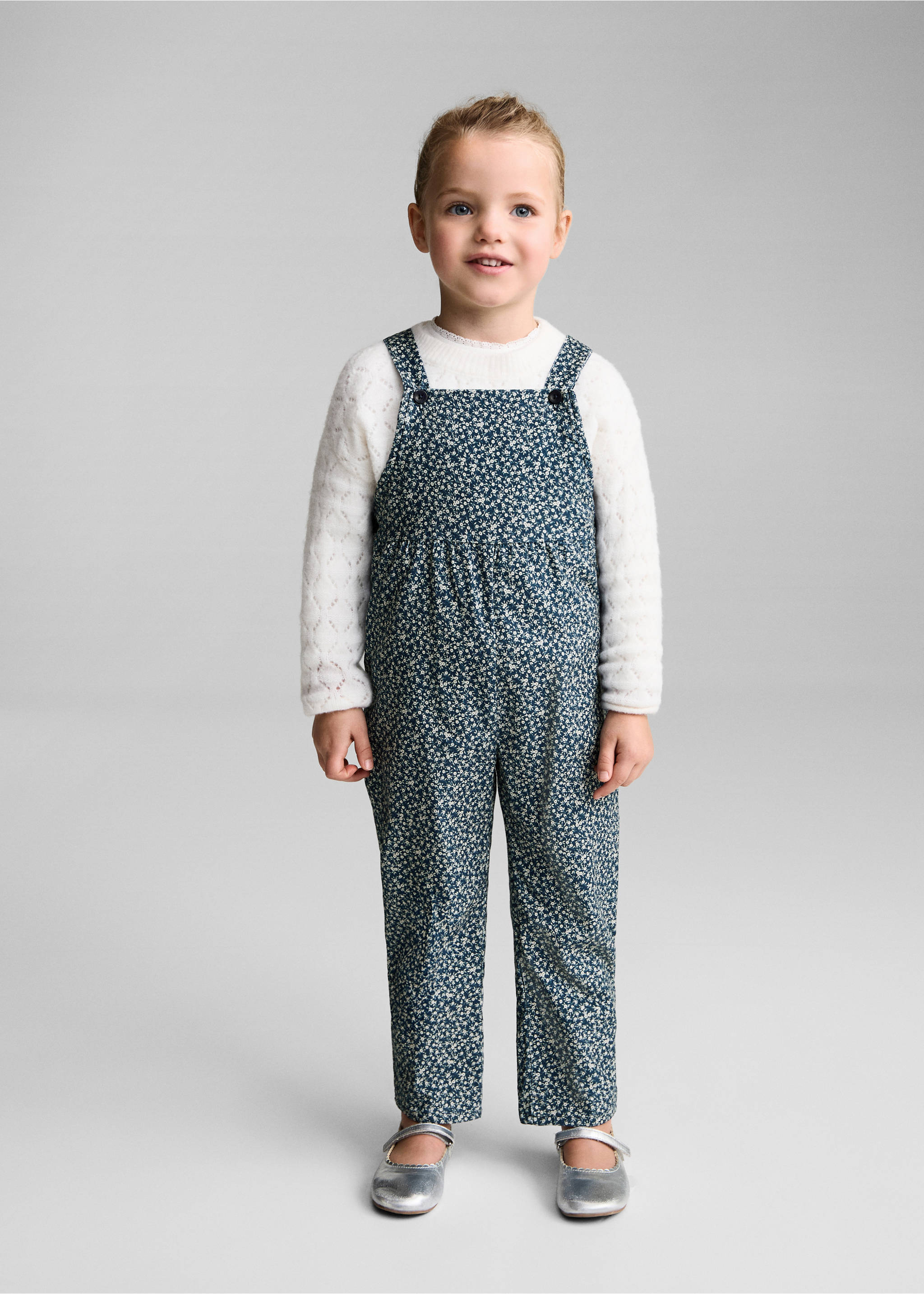 Peto pana estampado floral - Plano general, Azul marino oscuro. Ref: 77077937-00.