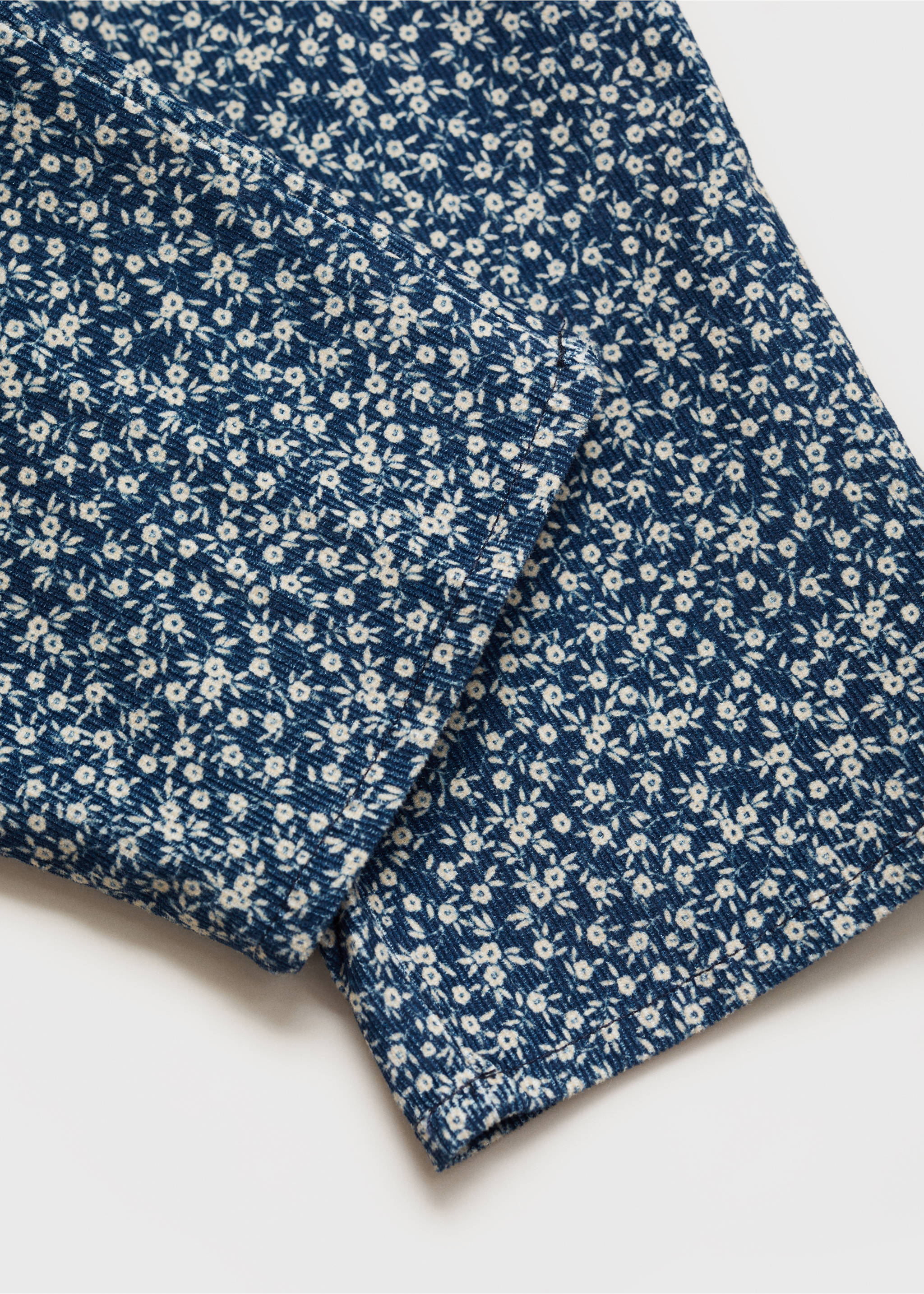 Peto pana estampado floral - Detalle del artículo 0, Azul marino oscuro. Ref: 77077937-00.