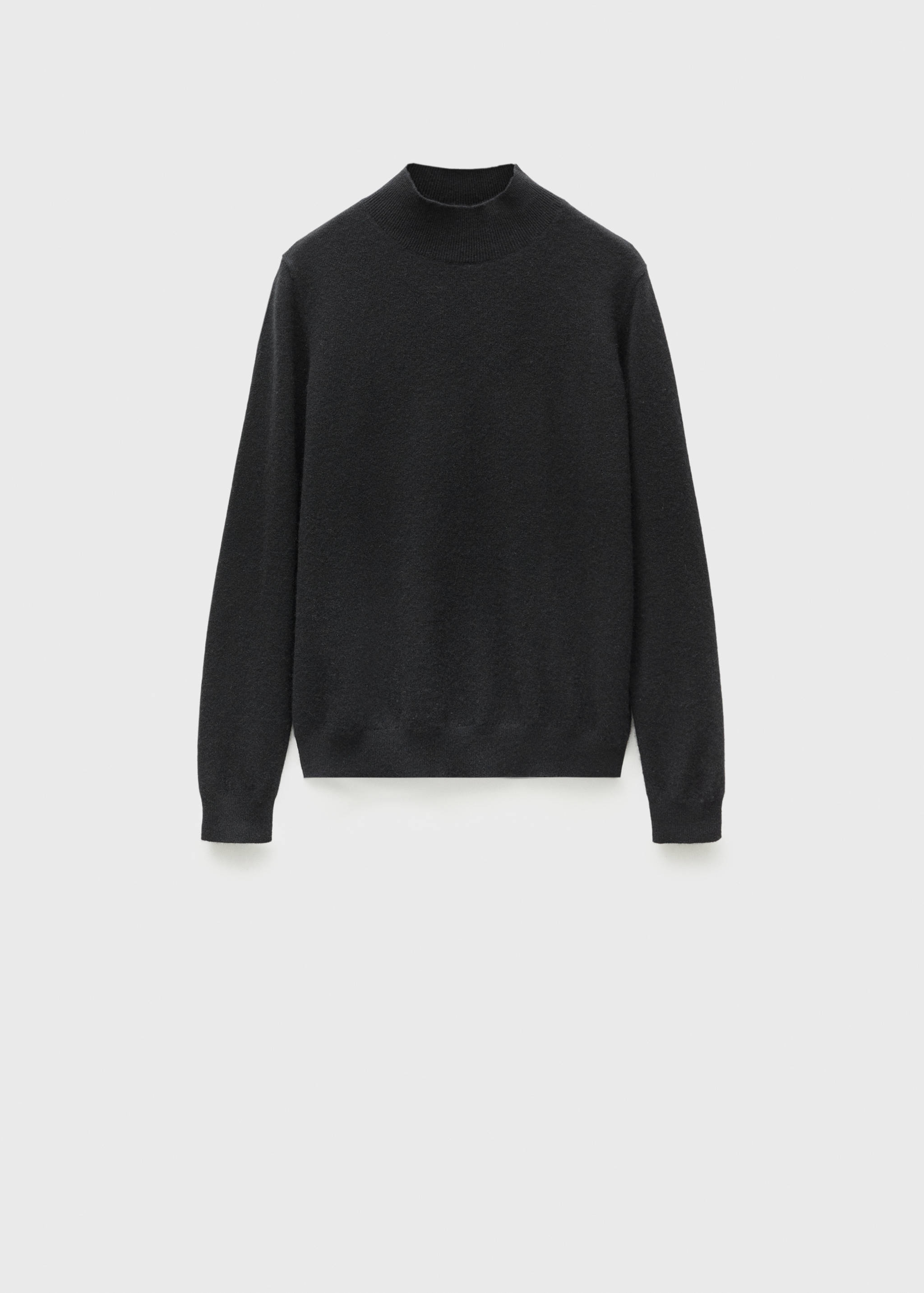 Camisola de 100% caxemira com gola perkins - Artigo sem modelo