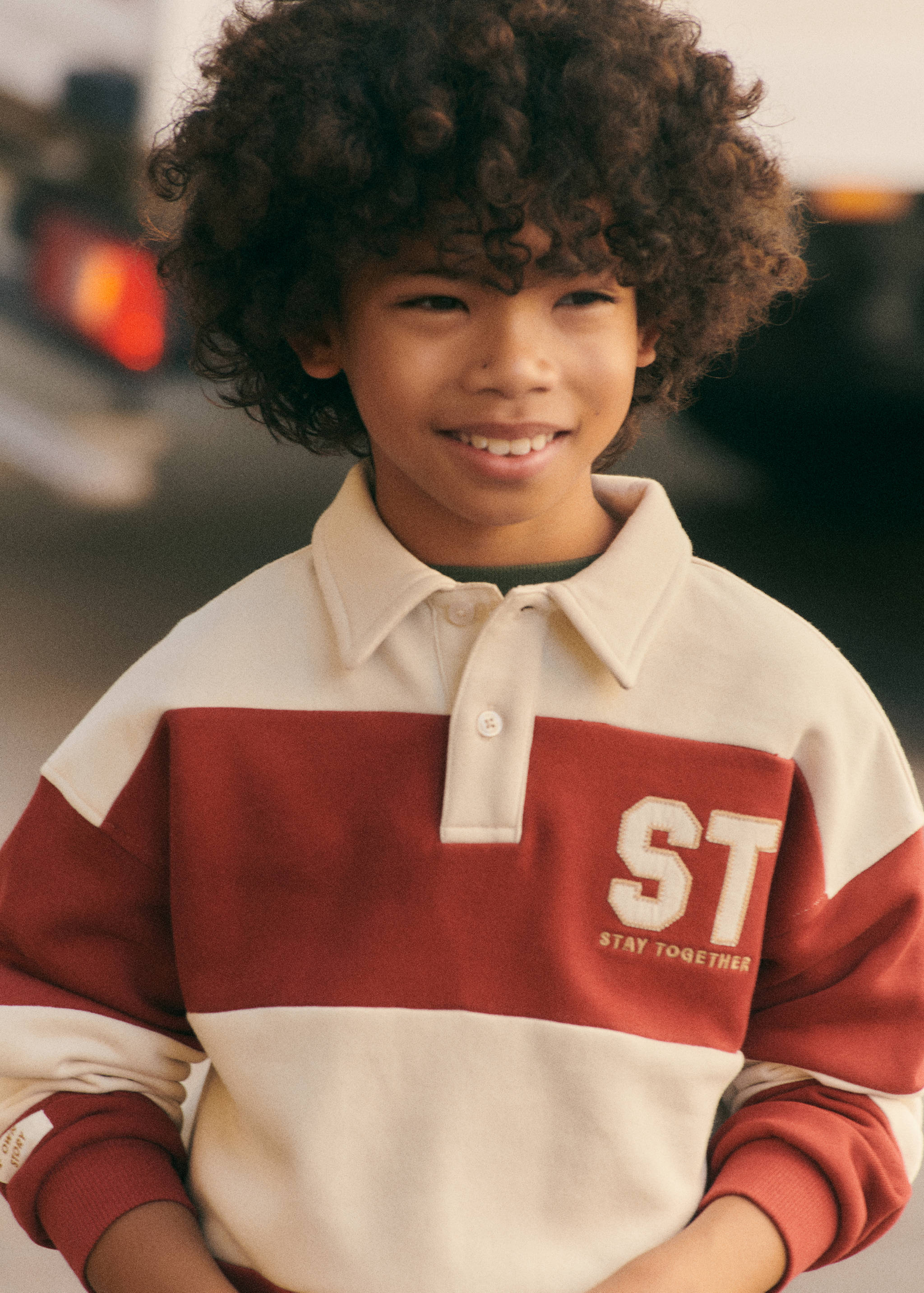 Sweat-shirt polo rayures - Détail de l'article 5