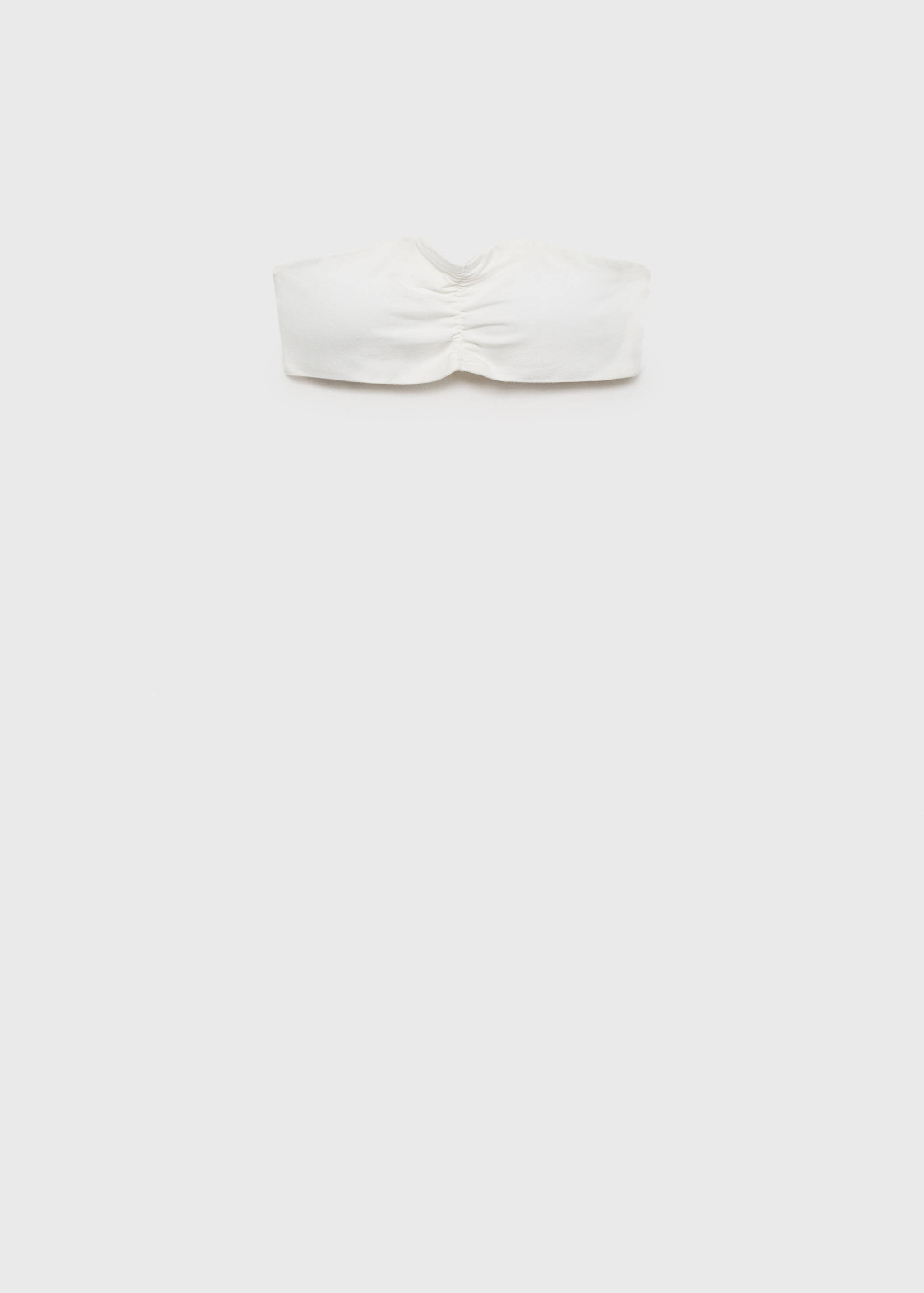 Ruched bandeau top - Article without model