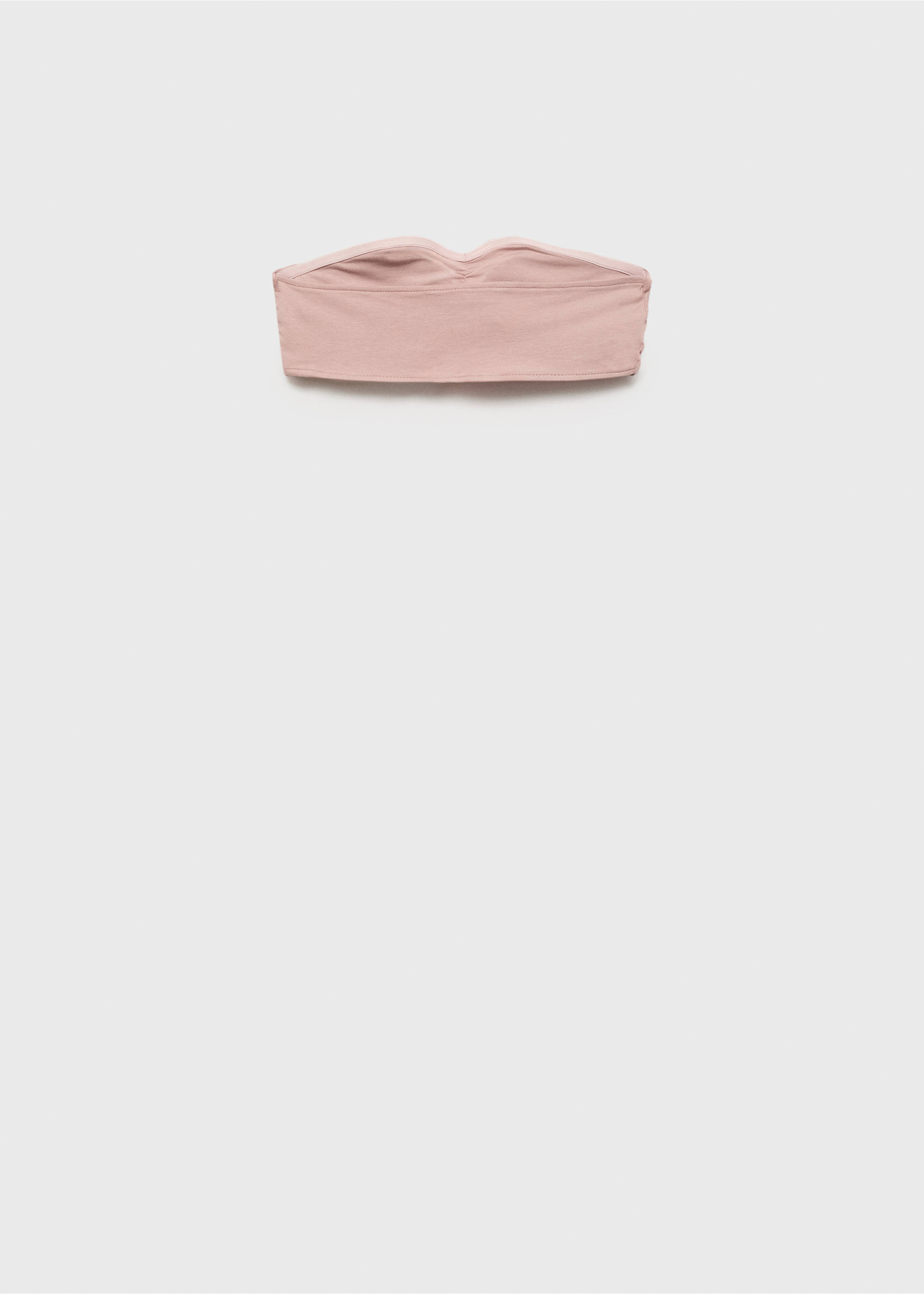 Gerafftes Bandeau-Top - Detail des Artikels 8, Nude. Ref: 77078274-00.