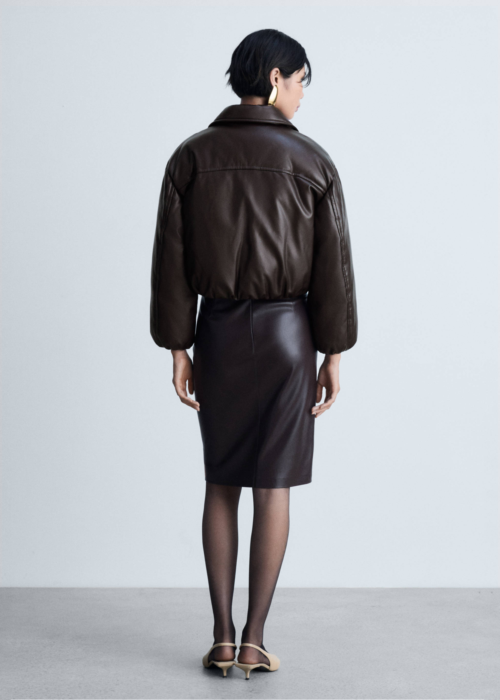 Chaqueta bomber acolchada - Reverso del artículo