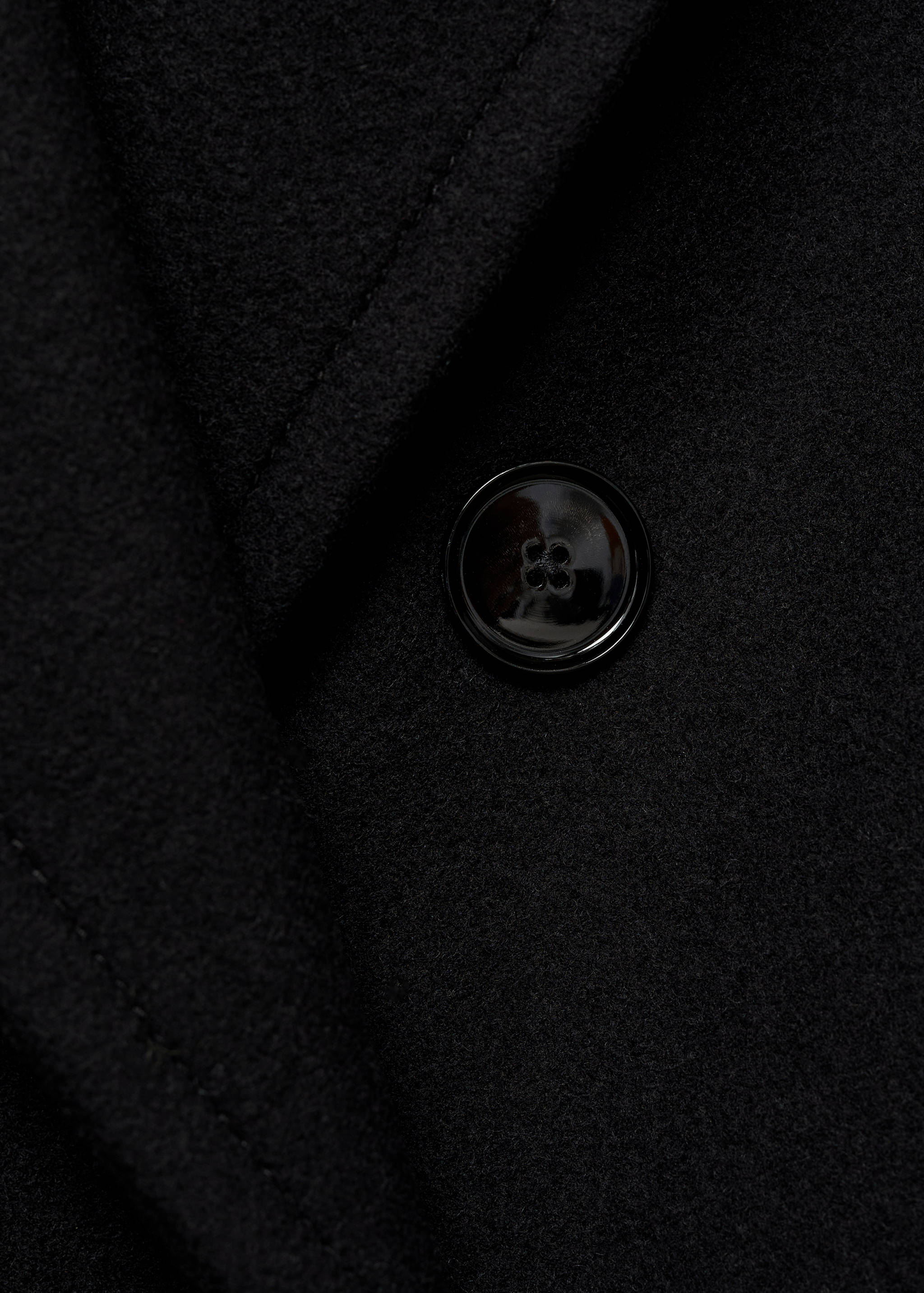 Double-breasted wool coat - Details of the article 8