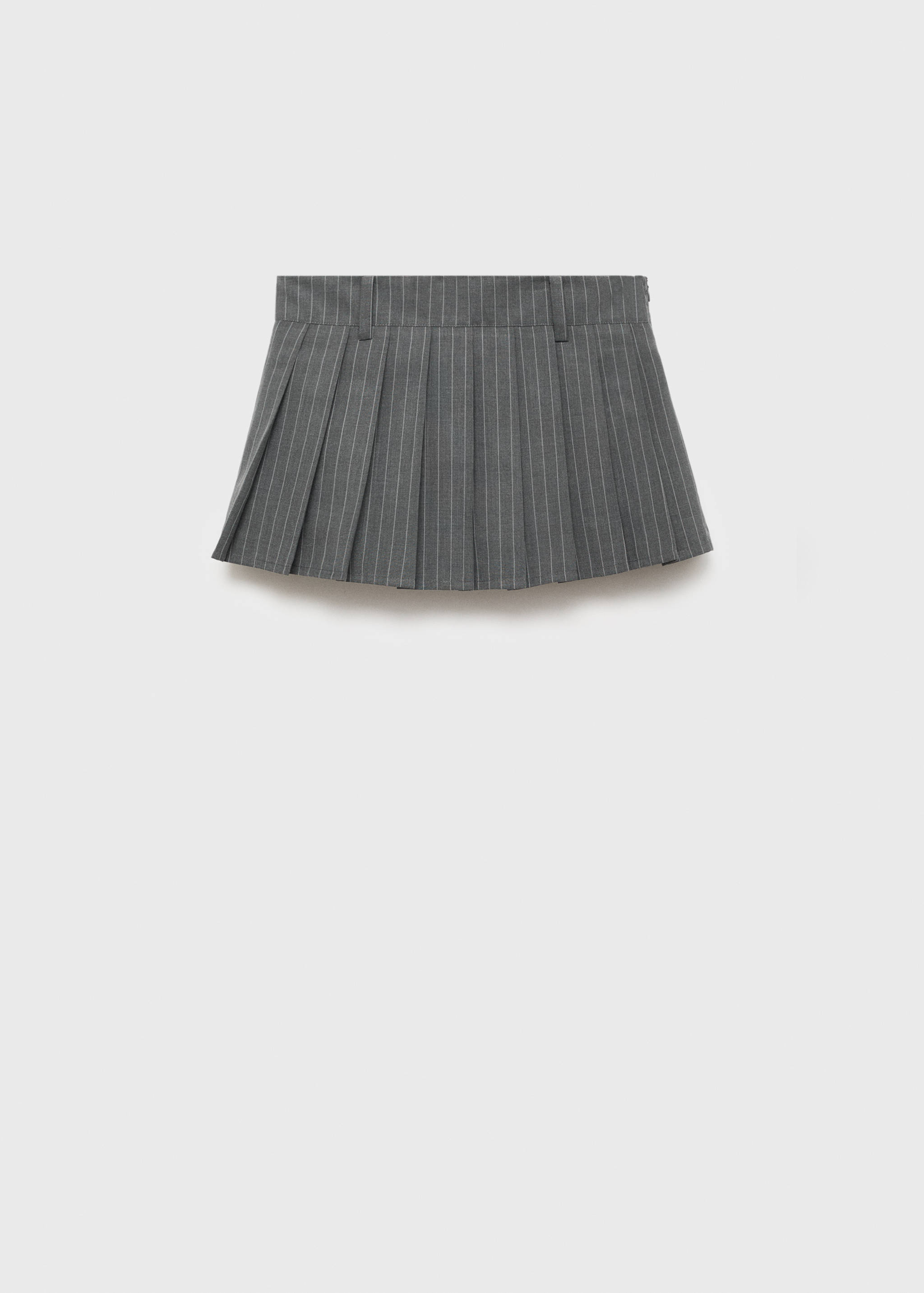 Skort with pinstripe pleats - Article without model