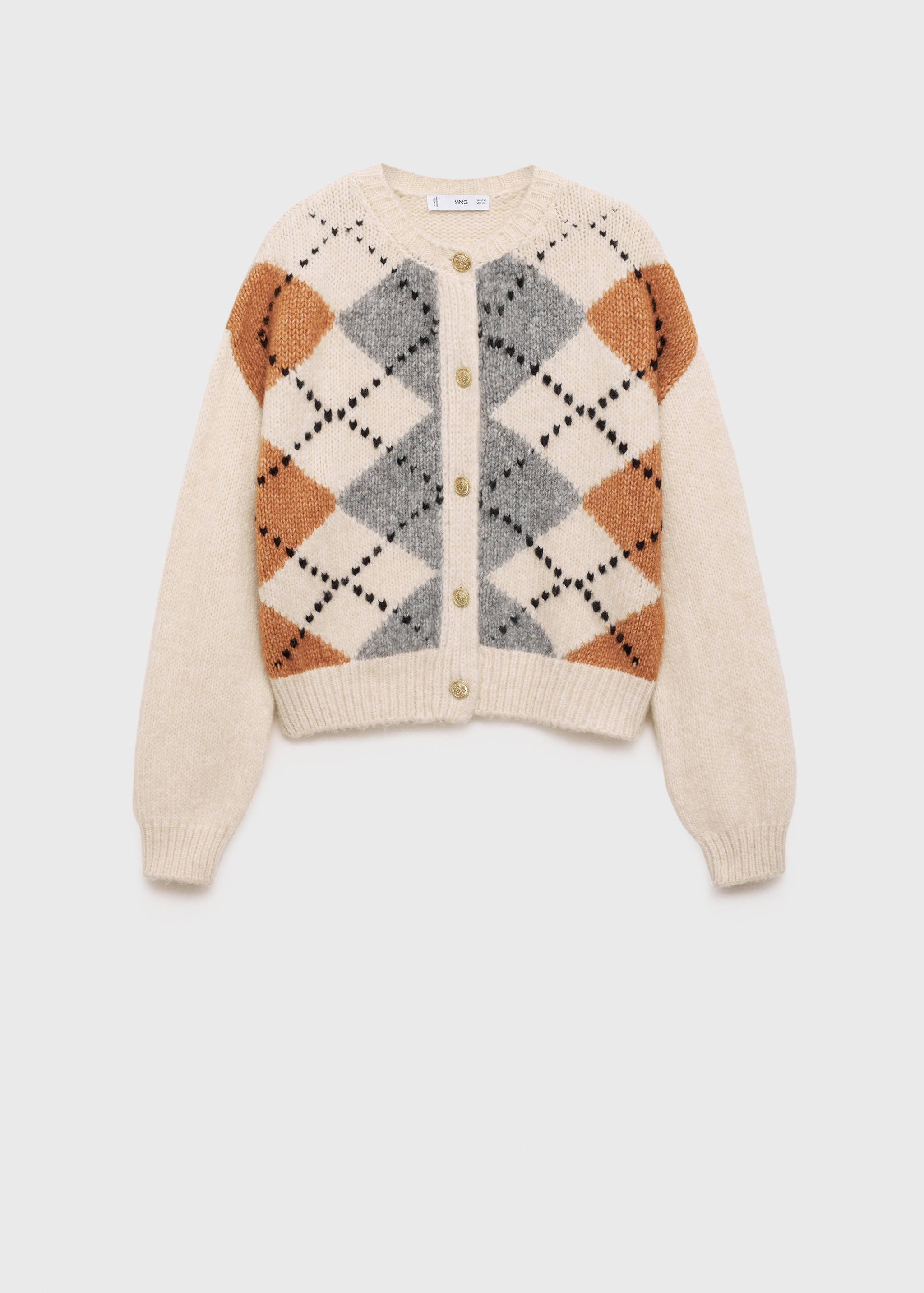 Cárdigan rombos botones - Artículo sin modelo