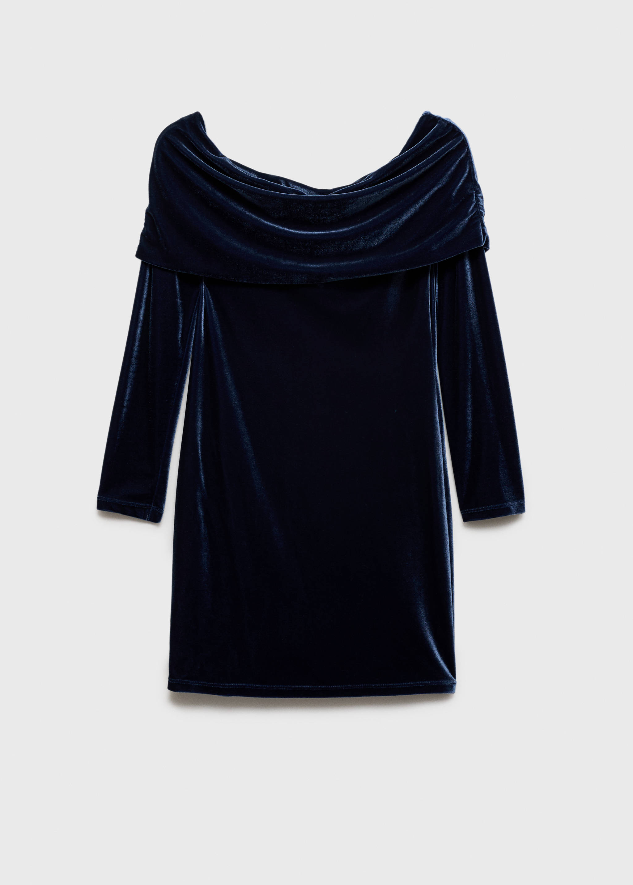 Robe velours épaules dénudées - Article sans modèle